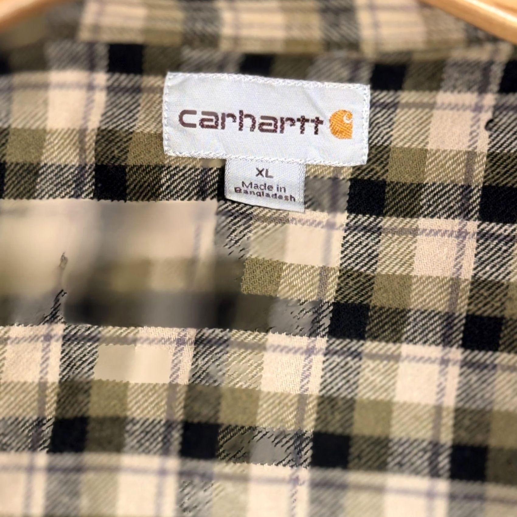 Carhartt Carhartt Jacket Mens XL Gray Canvas Snap Front Plaid Lined Workwear Shacket Size US XL / EU 56 / 4 - 3 Thumbnail