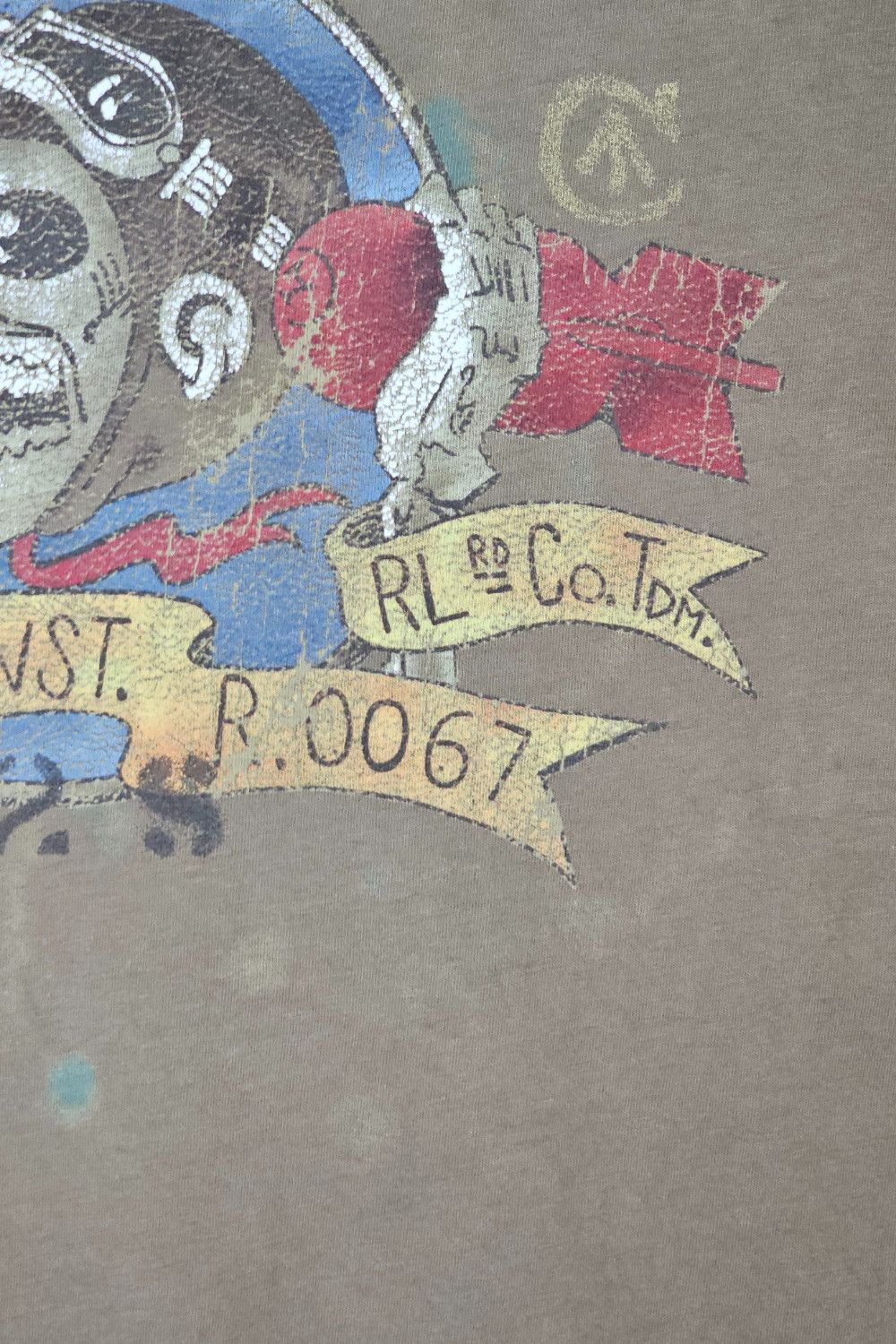 Polo Ralph Lauren 08ss Polo Ralph Lauren RL-67 Flight Instructor Tee - Khaki Size US XL / EU 56 / 4 - 10 Thumbnail