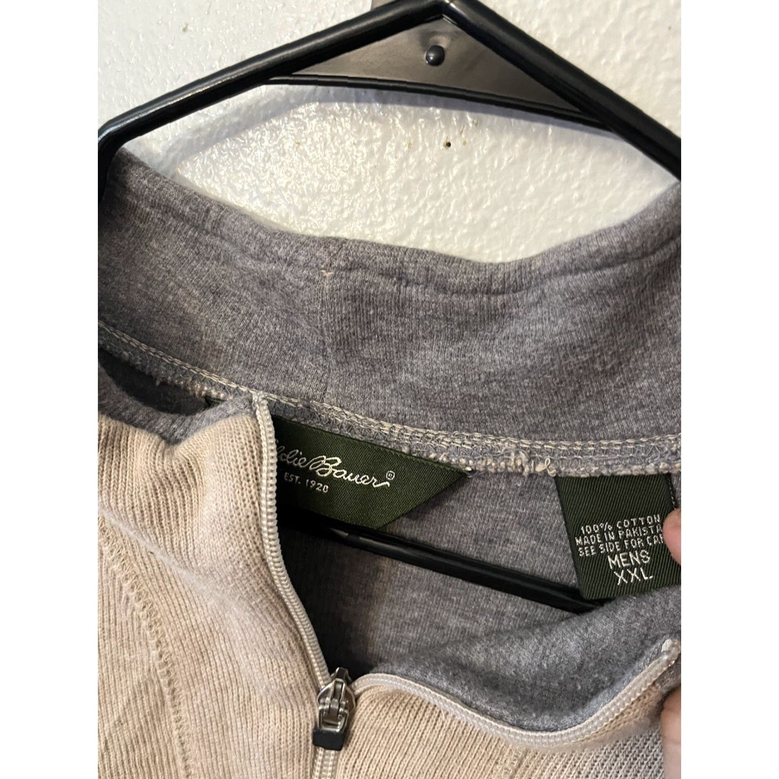 Eddie Bauer VINTAGE Eddie Bauer Men’s Sweater 1/4 Zip Cotton Brown 2XL Pullover Adult Size 2XL Mens Size US XXL / EU 58 / 5 - 3 Thumbnail