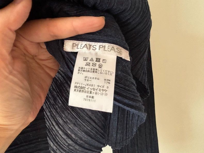 Issey Miyake issey miyake size:3 A royal blue long-sleeved top Size M / US 6-8 / IT 42-44 - 6 Thumbnail
