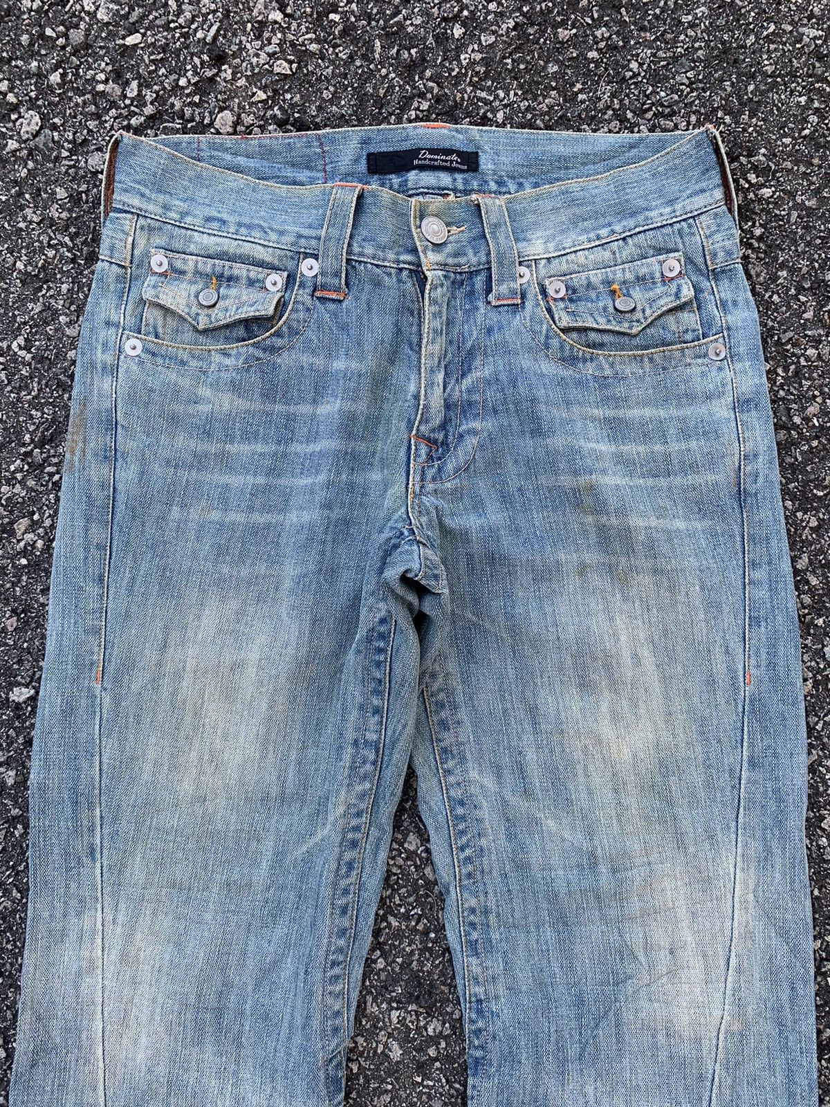 Tornado Mart FLARE💥 DOMINATE HANDCRAFTED JEANS PUNK STYLE DENIM☠️🎌 Size US 33 - 6 Thumbnail