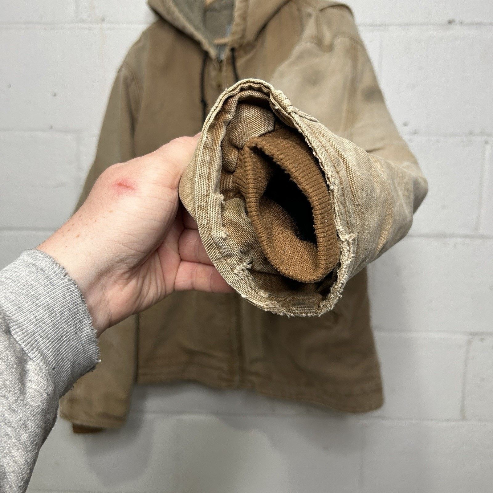 Carhartt Y2K Carhartt Sherpa-Lined Hooded Detroit Jacket “Brown” J141 Size US XL / EU 56 / 4 - 9 Thumbnail