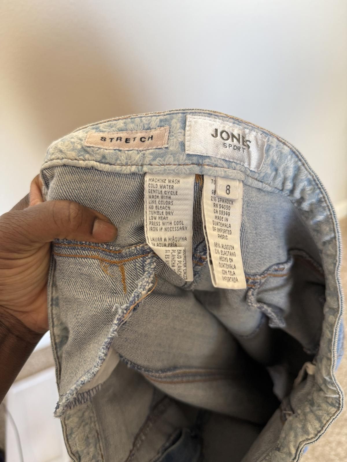 Jonathan Saunders Vintage jones Sport Denim Jean Skirt - Y2K Style Size 32" / US 10 / IT 46 - 5 Thumbnail