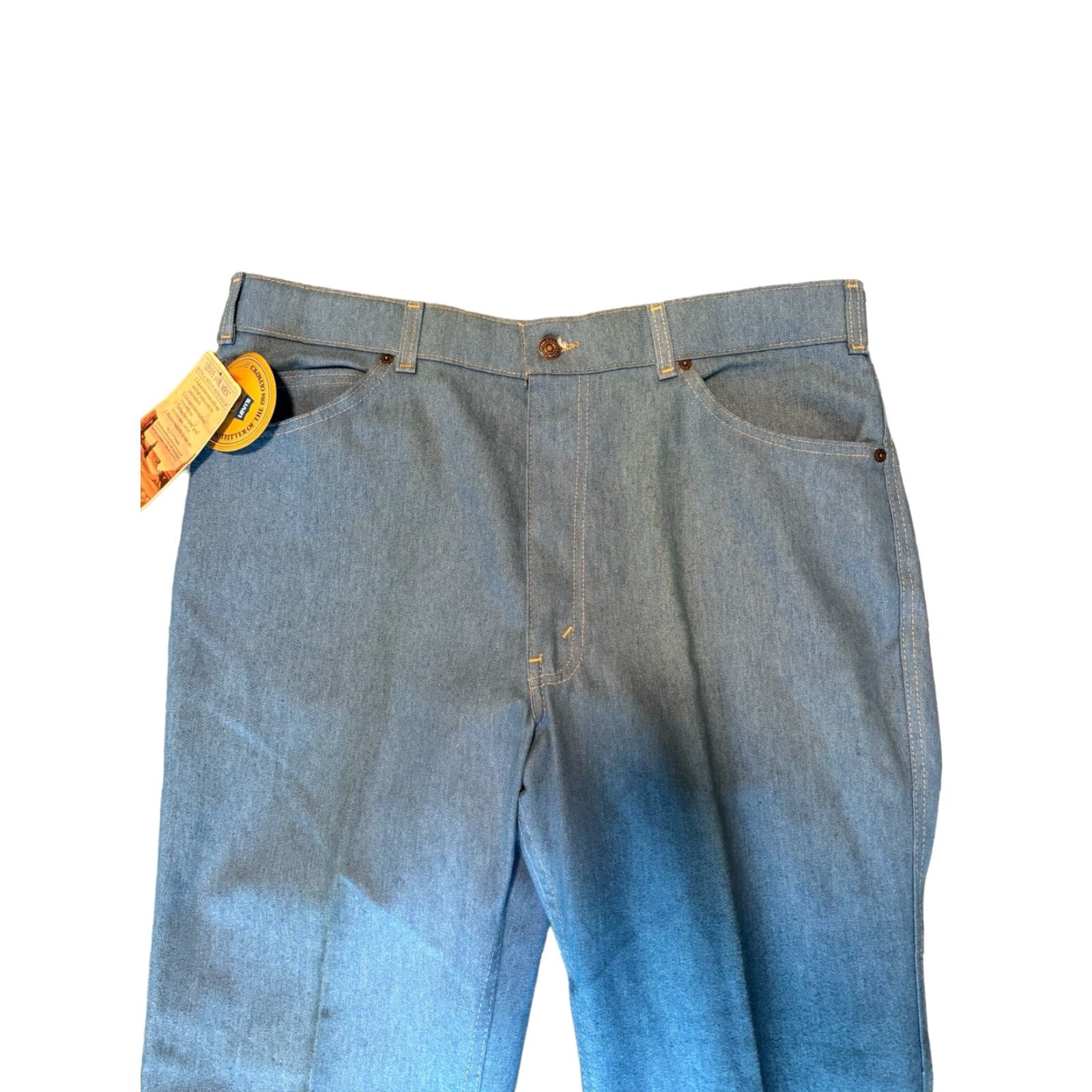 Levi's VINTAGE Levi’s Jeans 38x31 Blue Medium Wash Straight Made In USA Mens Jeans 5-Pocket Denim Cowboy USA Regular We Size US 38 / EU 54 - 4 Thumbnail