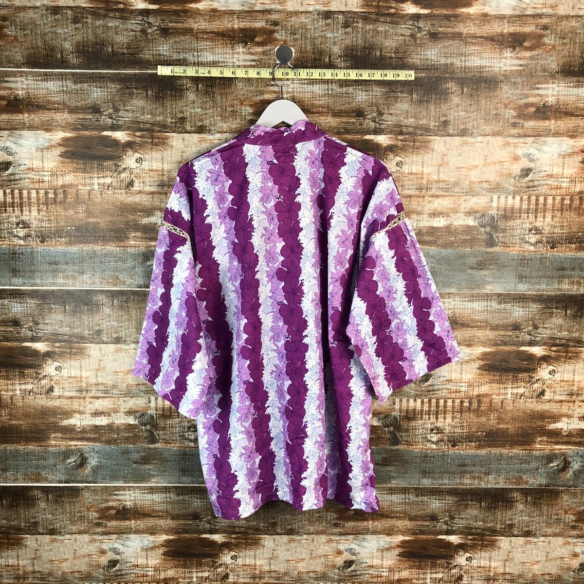 Homespun Knitwear × Japanese Brand V Live Purple Kimono streetwear #A2232 Size US L / EU 52-54 / 3 - 14 Thumbnail