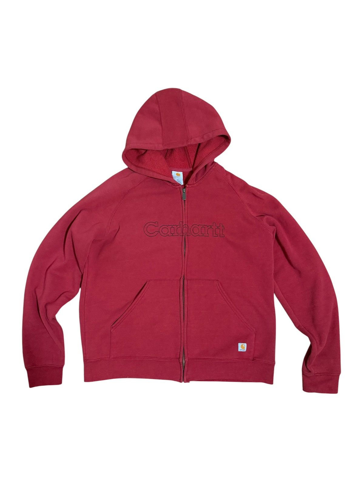 Carhartt 🔥Vintage Carhartt Logo Zip Hoodie/Carhartt Zip Fleece Hoodie Size US L / EU 52-54 / 3 - 1 Thumbnail