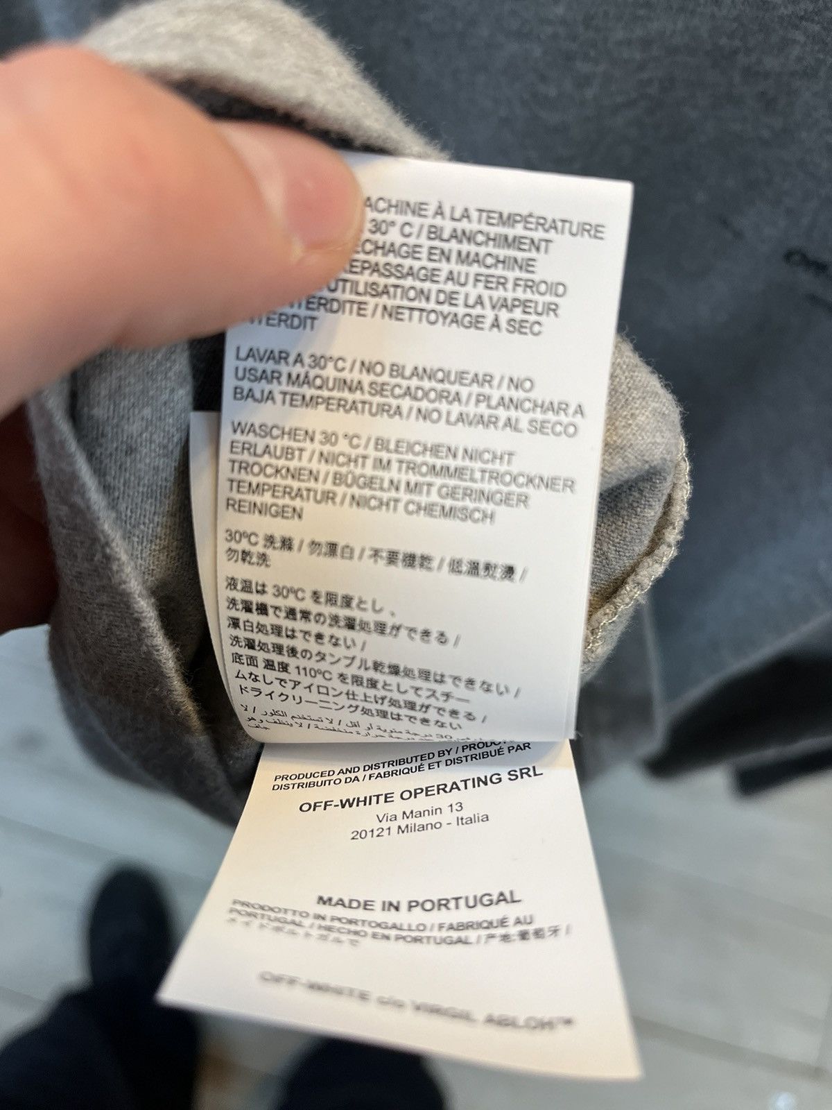 Off-White Longsleeve Off White FW18-19 L Size US L / EU 52-54 / 3 - 5 Thumbnail
