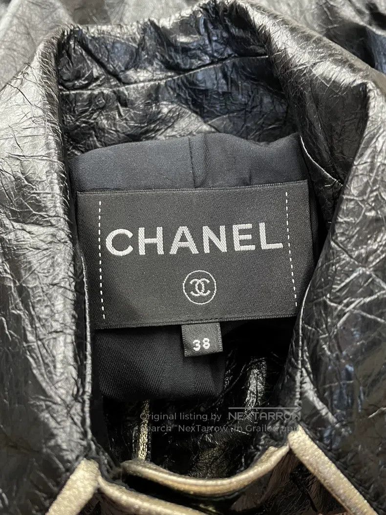 Chanel Chanel Black short leather jacket Size XS / US 0-2 / IT 36-38 - 4 Thumbnail