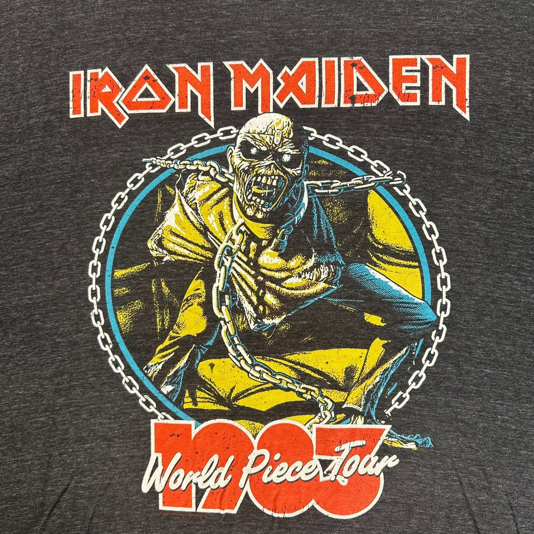 Band Tees Vintage Y2K Iron Maiden Eddie T-Shirt Heavy Metal World Piec Size US XXL / EU 58 / 5 - 2 Thumbnail