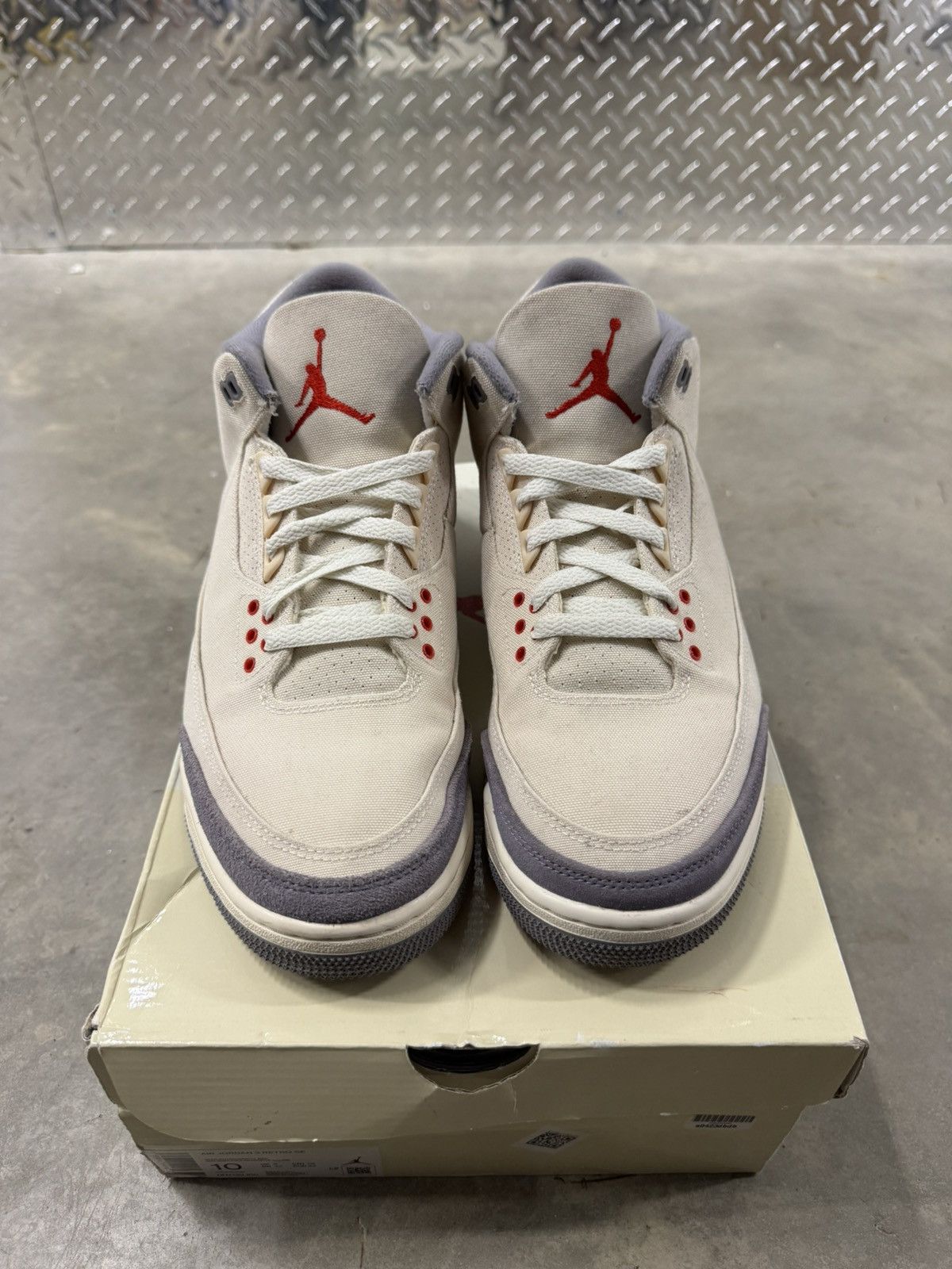 Jordan 3 Retro Muslin Size 10