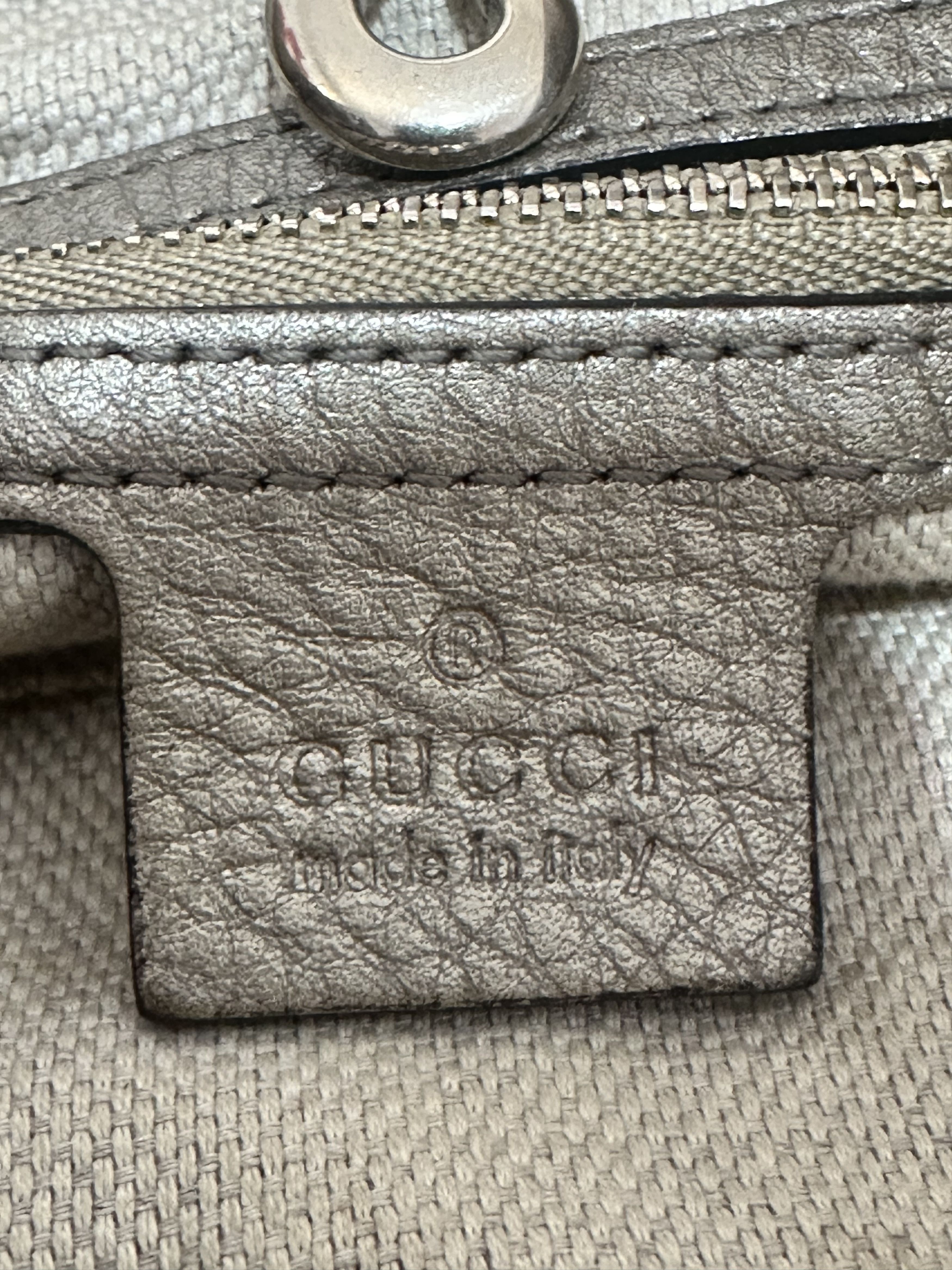 Gucci Gucci Gold Pebbled Leather Medium Soho Tote Size ONE SIZE - 8 Thumbnail