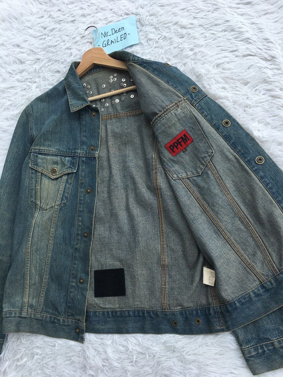 Japanese Brand Rare Vintage PPFM Denim Jacket Size US L / EU 52-54 / 3 - 18 Thumbnail