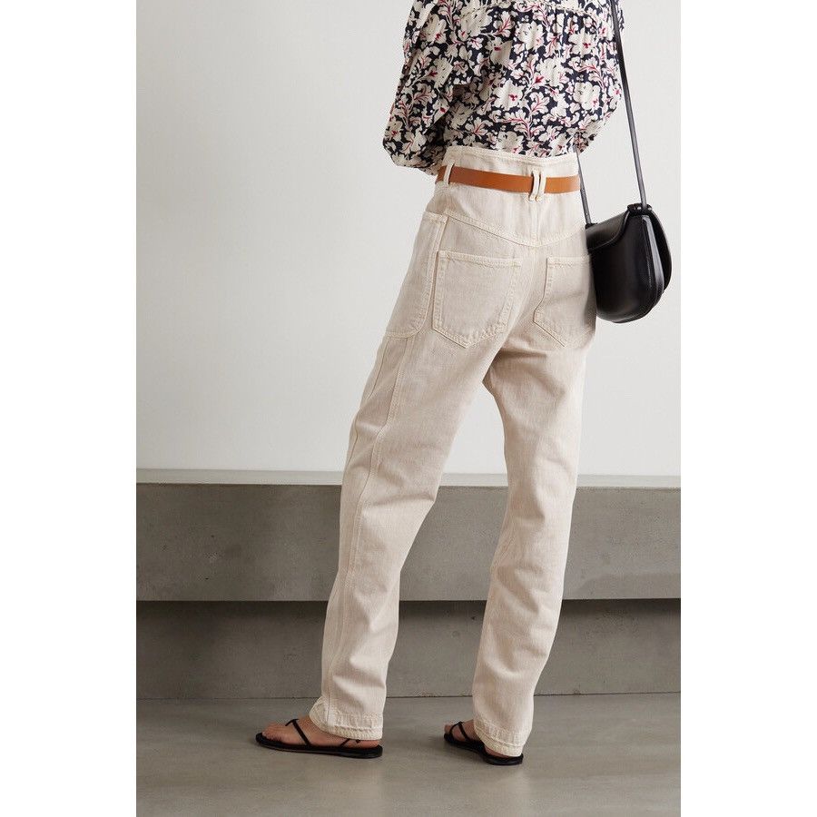Isabel Marant Etoile Isabel Marant ÉTOILE Tess Boyfriend Beige Denim Pants Size 26" / US 2 / IT 38 - 11 Thumbnail