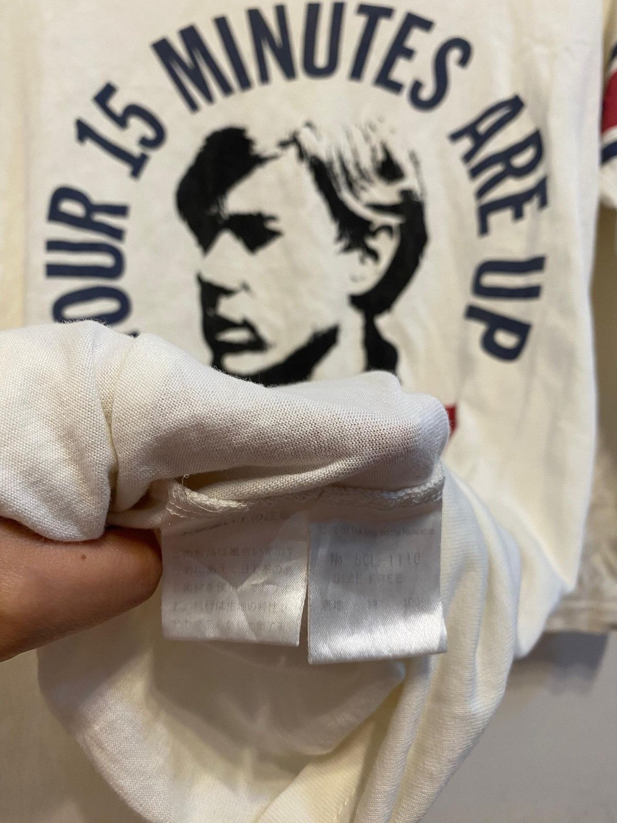 Andy Warhol × Hysteric Glamour Andy Warhol × Hysteric Glamour “Your 15 Minutes Are Up” Size M / US 6-8 / IT 42-44 - 5 Thumbnail