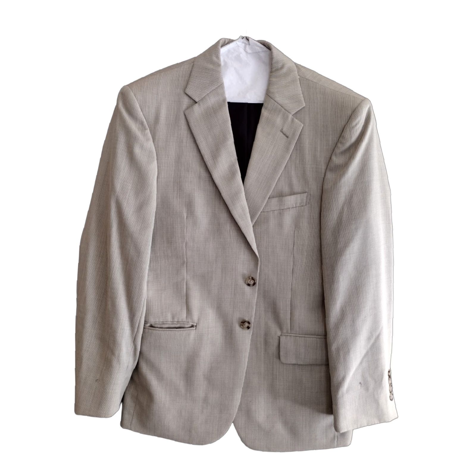 Jos. A. Bank Jos. A. Bank Traveler 2 Button Size 36 Blazer Tailored Fit Men Regular Wool Blazer Solid Light 36s 2-Button Notch Lapel xxs 90s? Size 36R - 1 Thumbnail