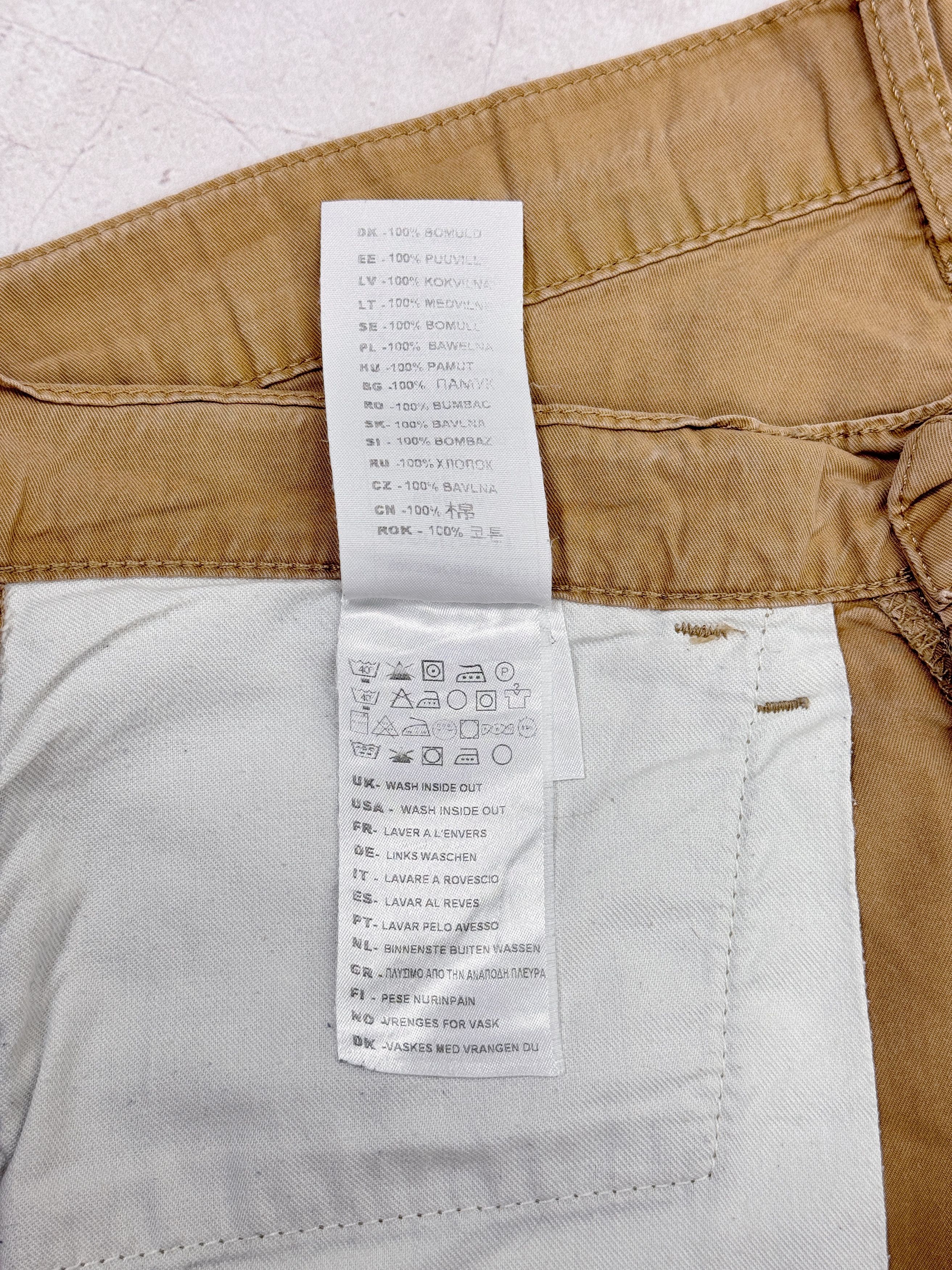 Carhartt × Vintage Carhartt Fort Bermuda Shorts Beige Sand Y2K Size US 32 / EU 48 - 16 Thumbnail