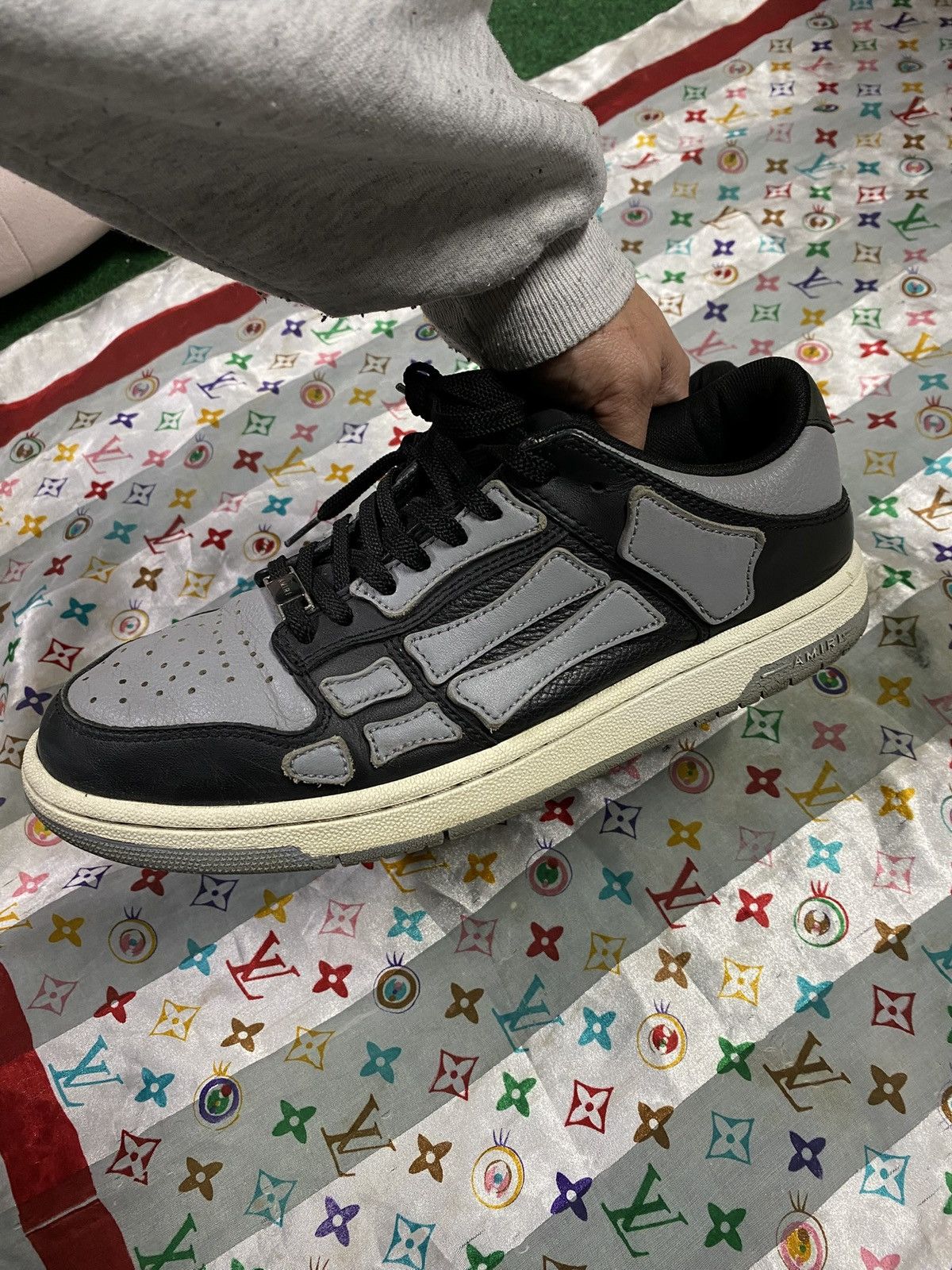 Amiri Amiri Bone Skeleton Low Top Sneakers Men’s Size 8 Size US 8 / EU 41 - 5 Thumbnail