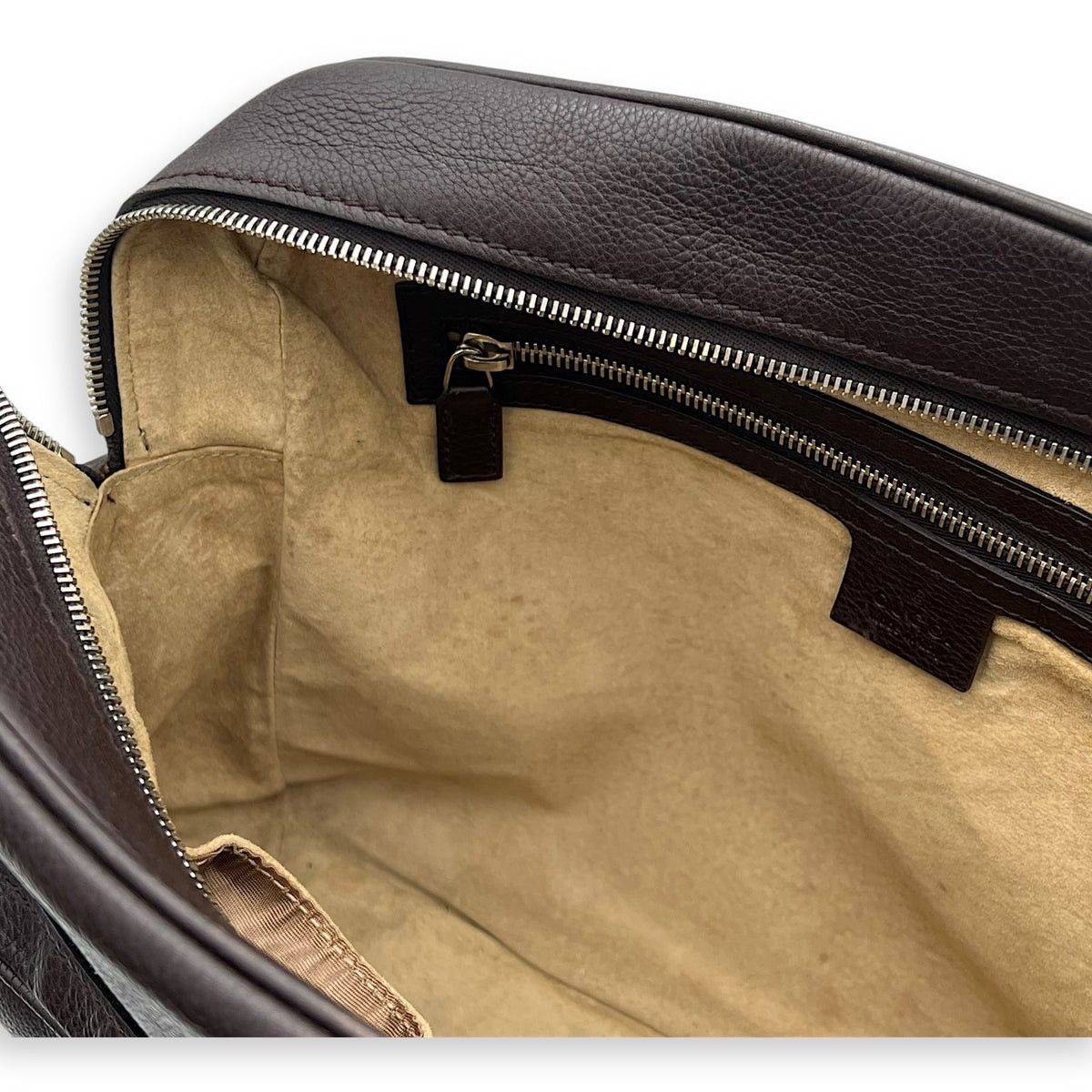 Gucci Gucci Brown Leather Unisex Reporter Messenger Crossbody Bag Size ONE SIZE - 19 Thumbnail