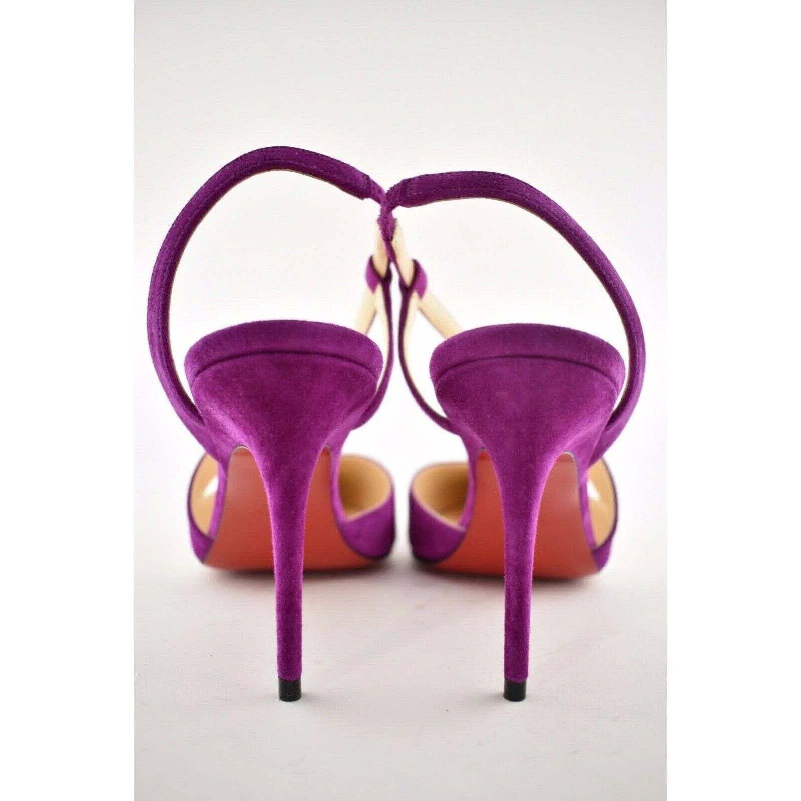 Christian Louboutin Christian Louboutin Platina 85 Pink Richelieu Cross Strap Size US 8.5 / IT 38.5 - 11 Thumbnail