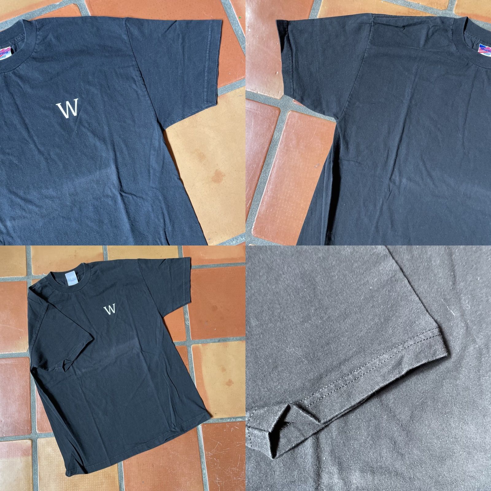 George VINTAGE Murina Mens XL Black T-Shirt Made In USA W The President George W Bush Shirt Size US XL / EU 56 / 4 - 9 Thumbnail