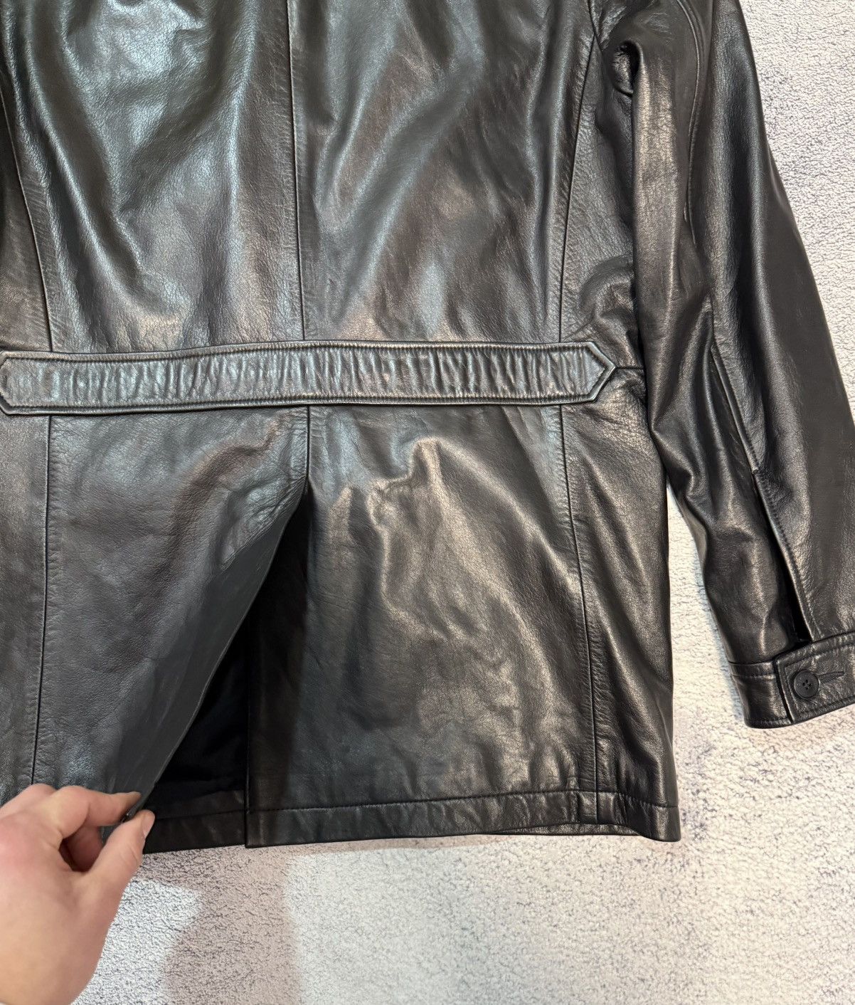 Gieves & Hawkes Gieves & Hawkes Leather Jacket Men 40 Savile Row England Size US M / EU 48-50 / 2 - 17 Thumbnail