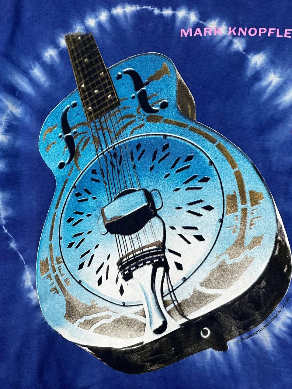 Band Tees 90s Vintage 1996 Mark Knopfler Dire Straits Tour Tee T-Shirt Size US XL / EU 56 / 4 - 4 Thumbnail