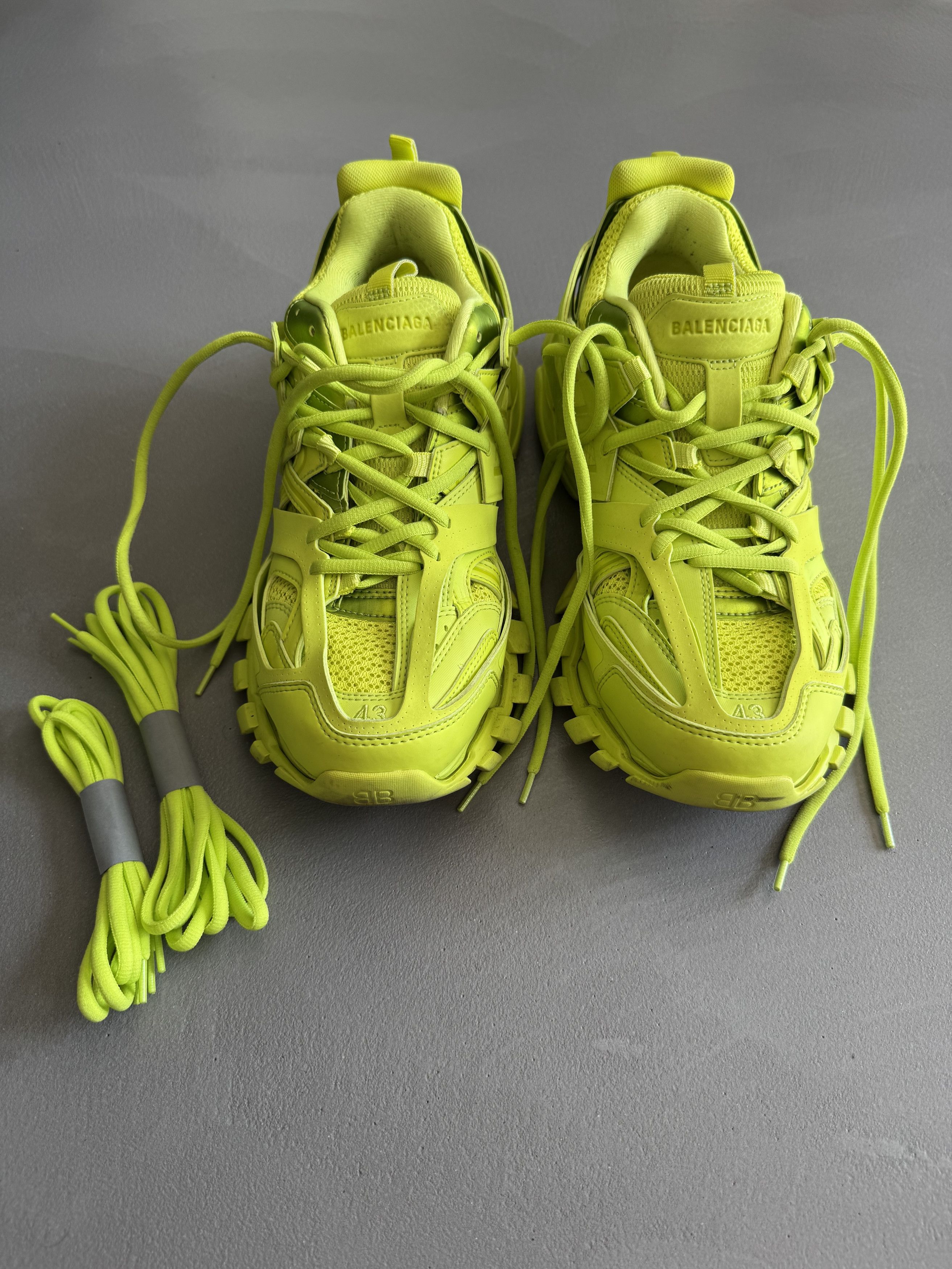 Balenciaga Balenciaga Track Neon Yellow Sneakers Fluorescent Size US 10 / EU 43 - 10 Thumbnail