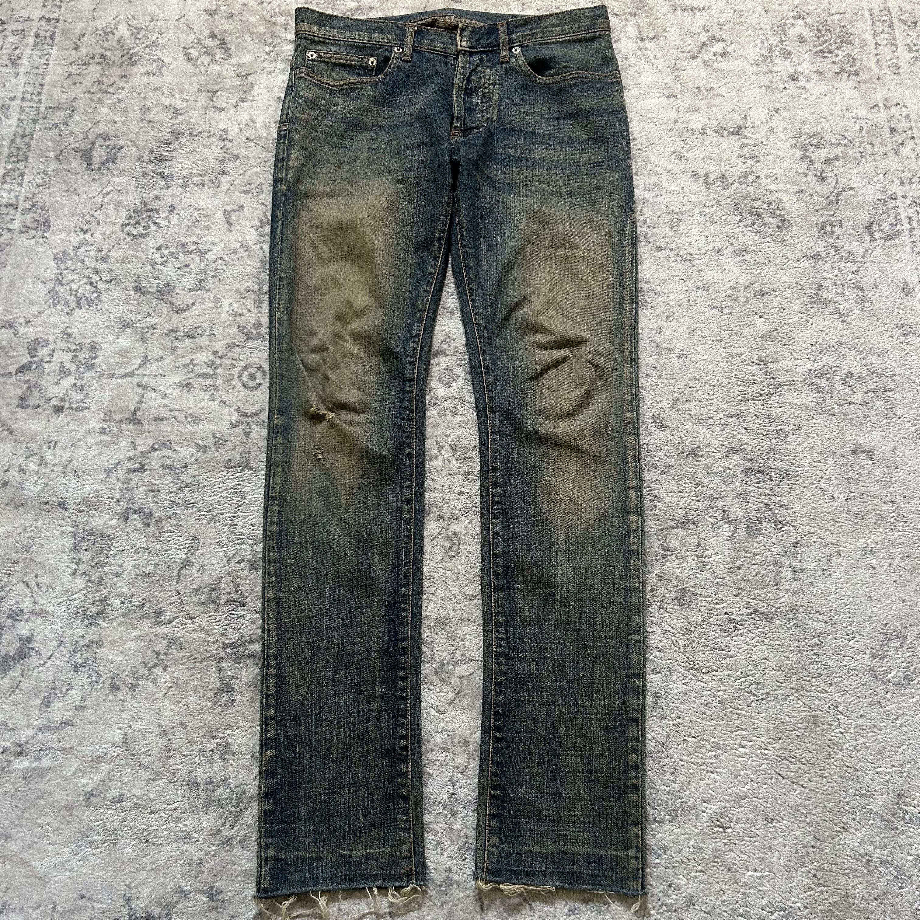Dior Dior Homme Rust Denim Size US 27 - 1 Thumbnail