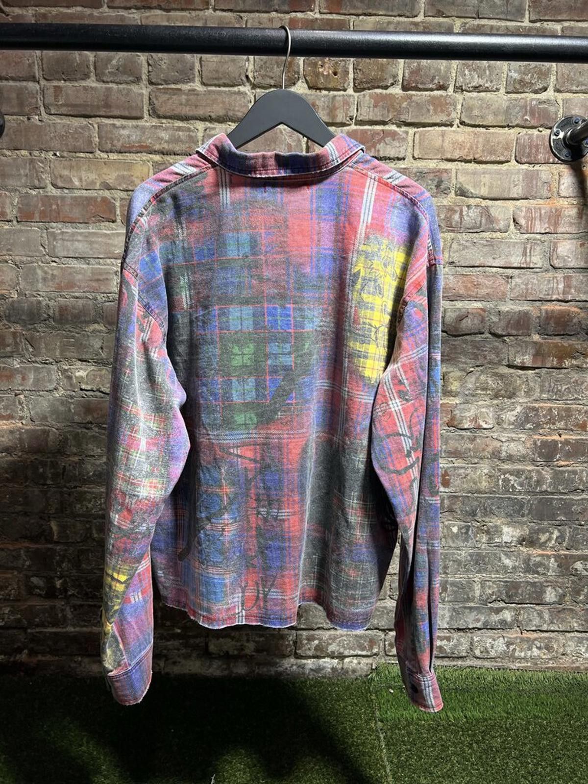 Vale Vale Forever Graffiti Flannel Sz. L Size ONE SIZE - 2 Thumbnail