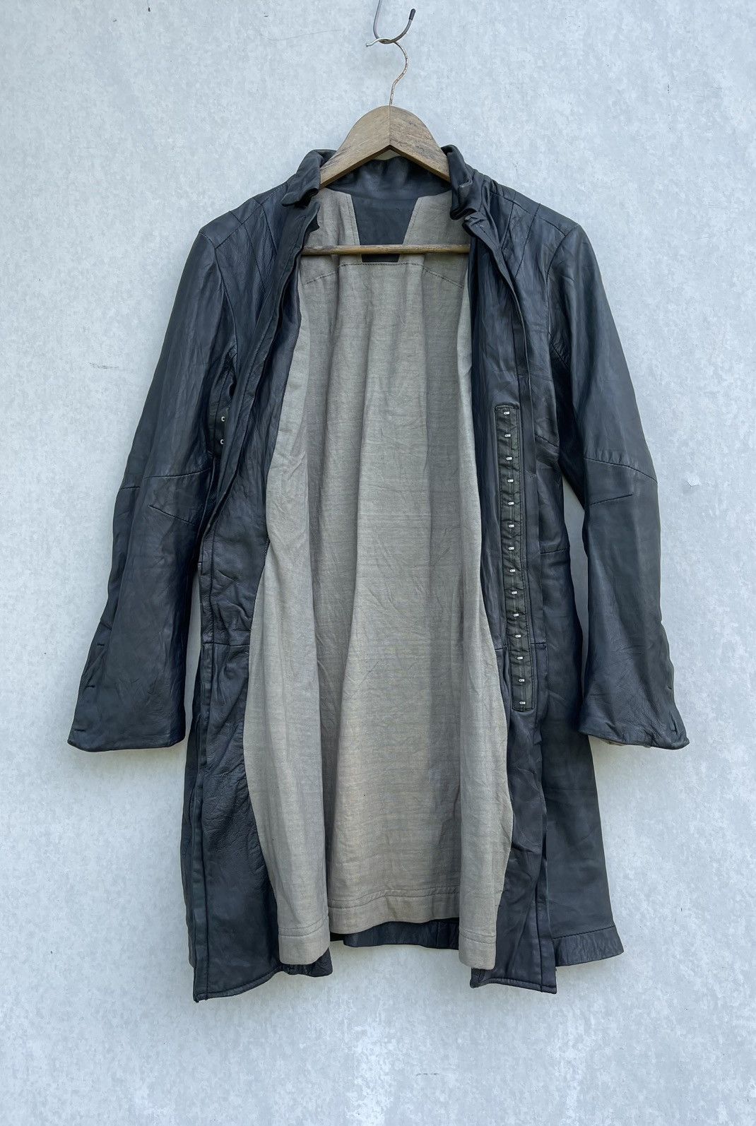 If Six Was Nine × Japanese Brand × KMRii 🔥VINTAGE HOCQUY SHEEP LEATHER COAT/JACKET Size US S / EU 44-46 / 1 - 6 Thumbnail