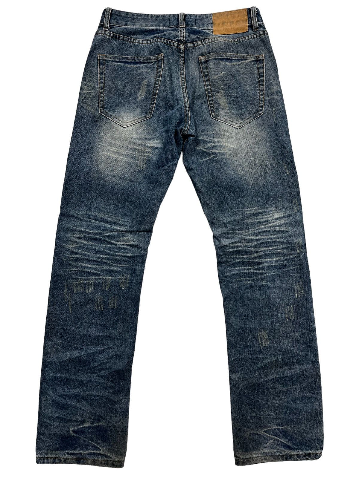 Japanese Brand Superubis by Valetta Denim Washed Distressed Pants Vintage Size US 30 / EU 46 - 2 Thumbnail