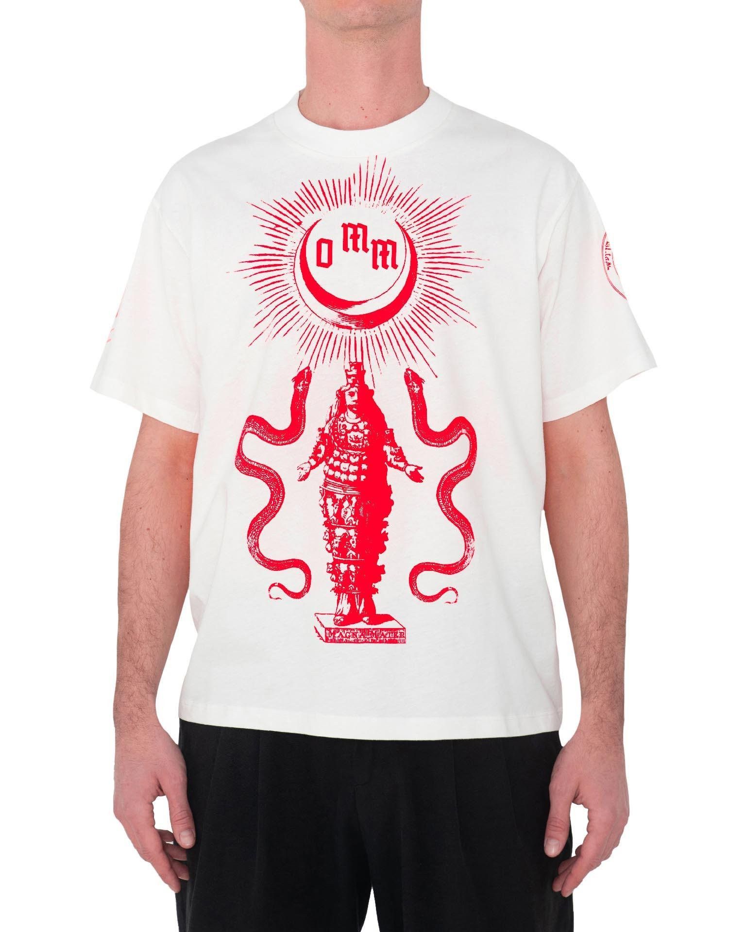 Dilara Findikoglu Dilara Findikoglu Unisex White Red Cybele Goddess Print Size US XL / EU 56 / 4 - 2 Thumbnail