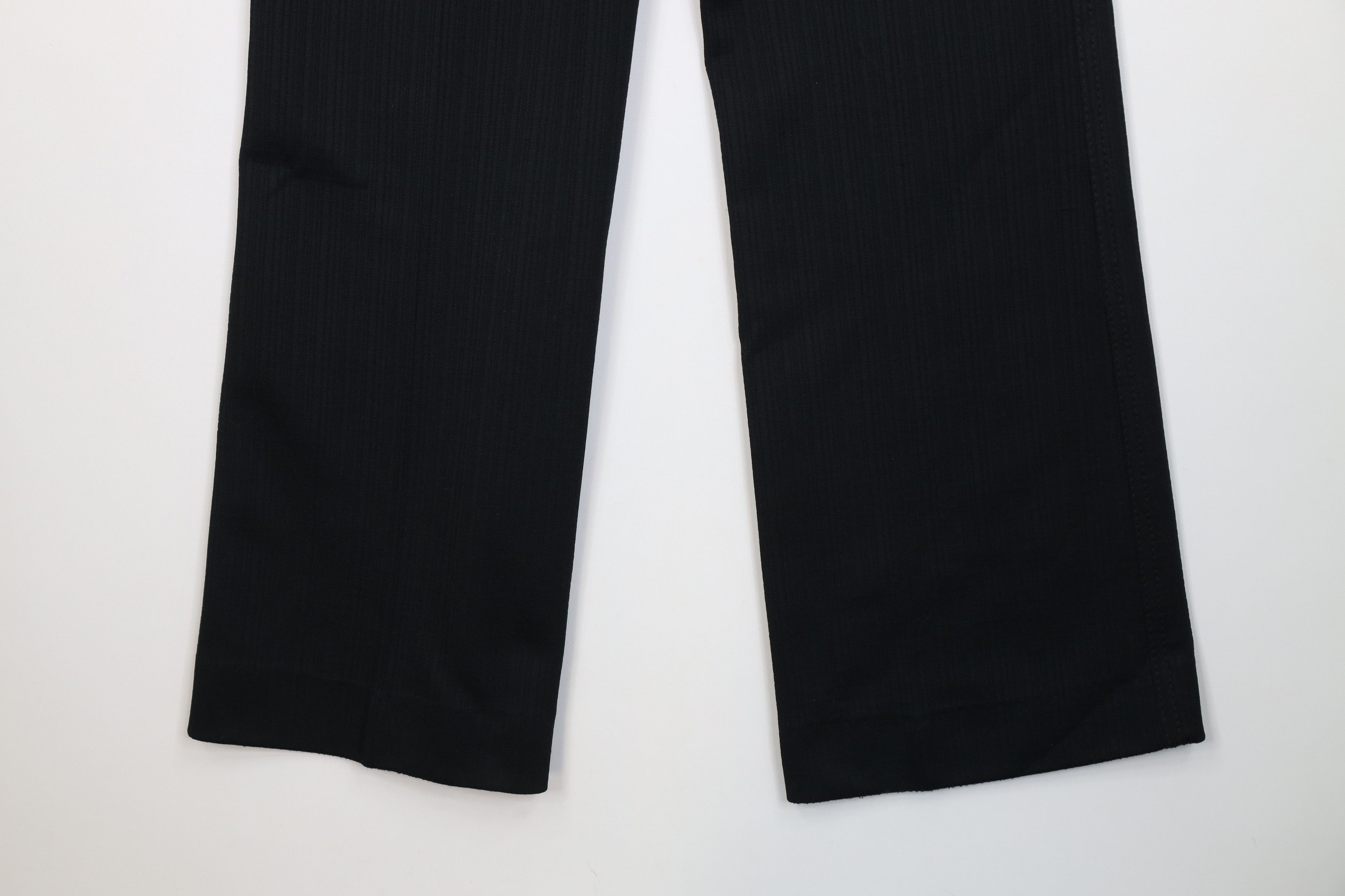 Vintage Vintage 70s Streetwear Knit Bell Bottoms Pants Black USA Size US 32 / EU 48 - 13 Thumbnail