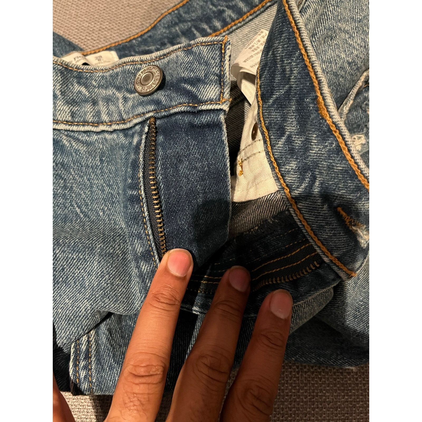 Abercrombie & Fitch Abercrombie & Fitch - Curve Love kick flare Distressed / 8R Size 30" / US 8 / IT 44 - 6 Thumbnail