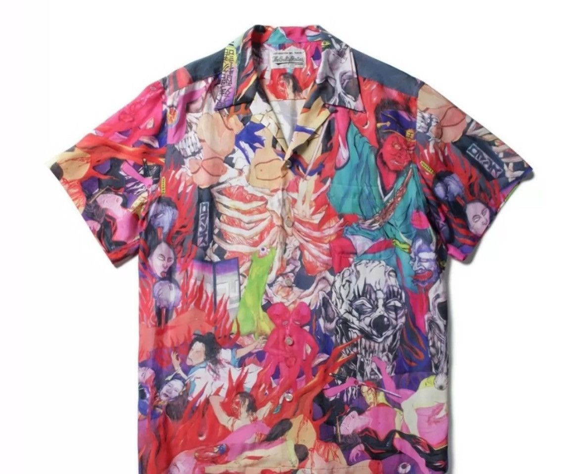 Wacko Maria 19SS Hell Painted Hawaiian shirt - DMC