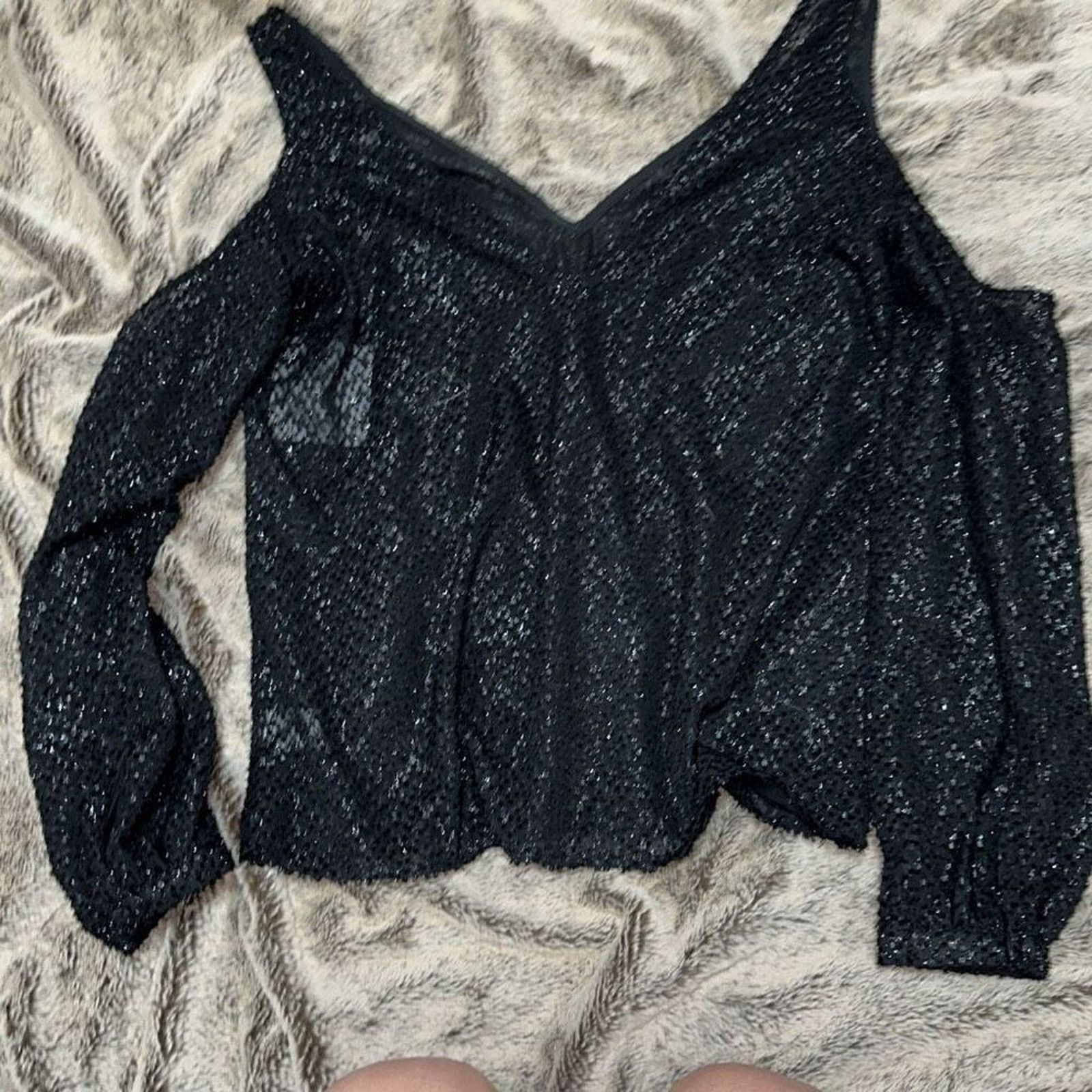 Other L’Academie cold shoulder long sleeve blouse | Sz S, NWT Size S / US 4 / IT 40 - 7 Thumbnail