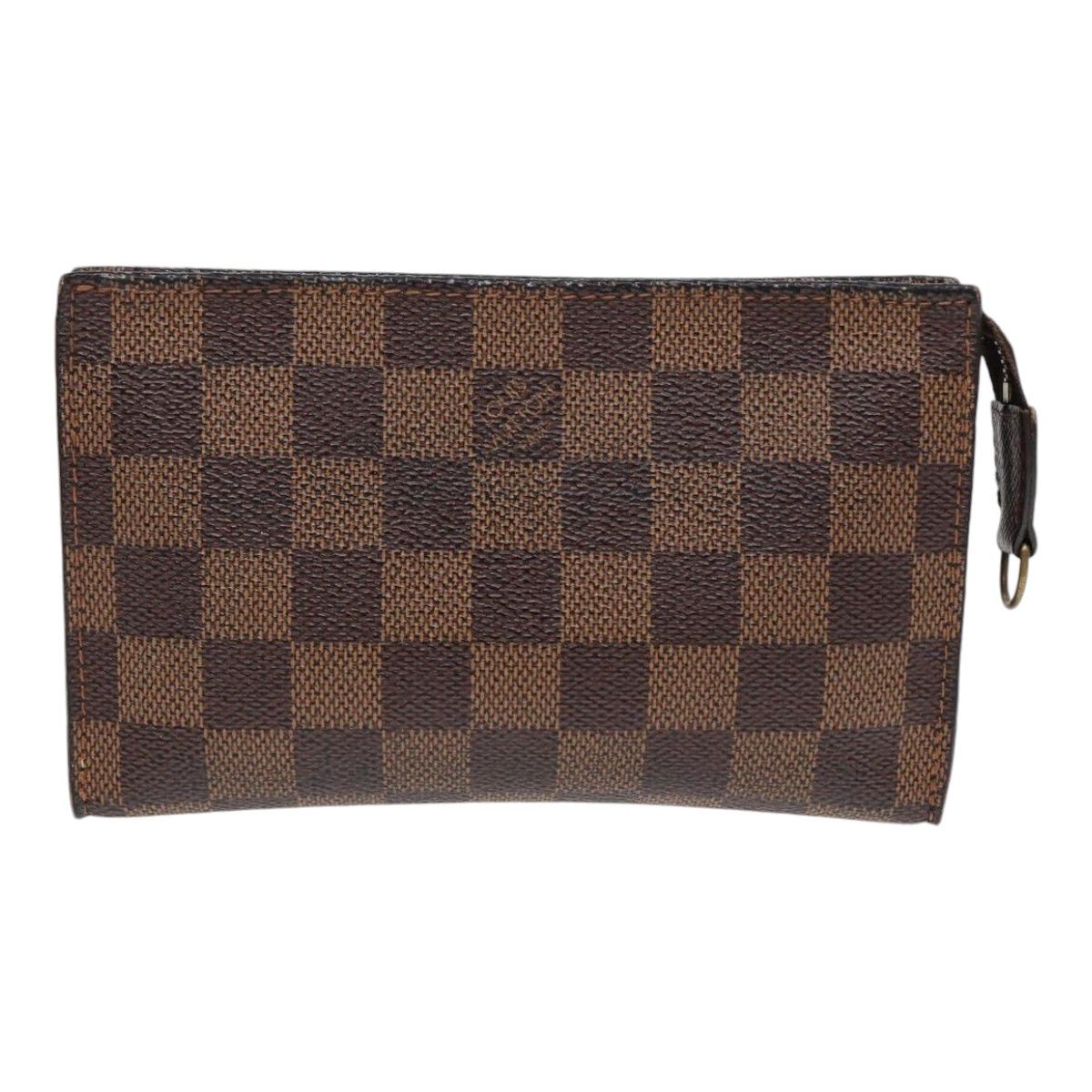 Louis Vuitton Poche Toilette Brown Canvas Clutch Bag (Pre-Owned) Size ONE SIZE - 1 Thumbnail