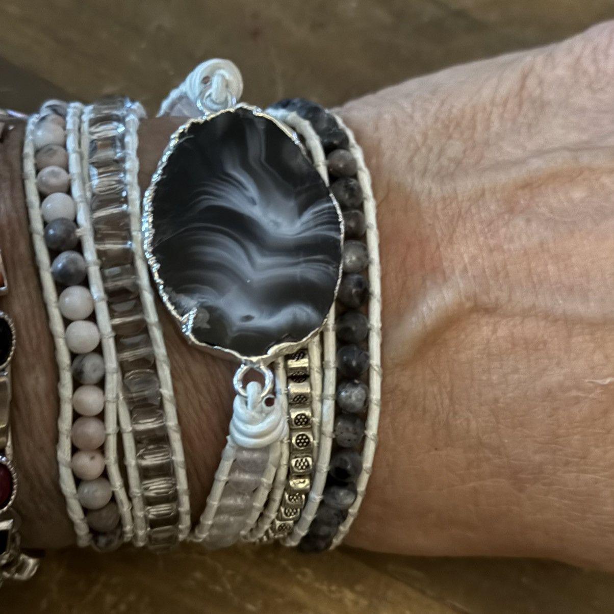 Other Woven bead quartz wrap bracelet Size ONE SIZE - 2 Thumbnail