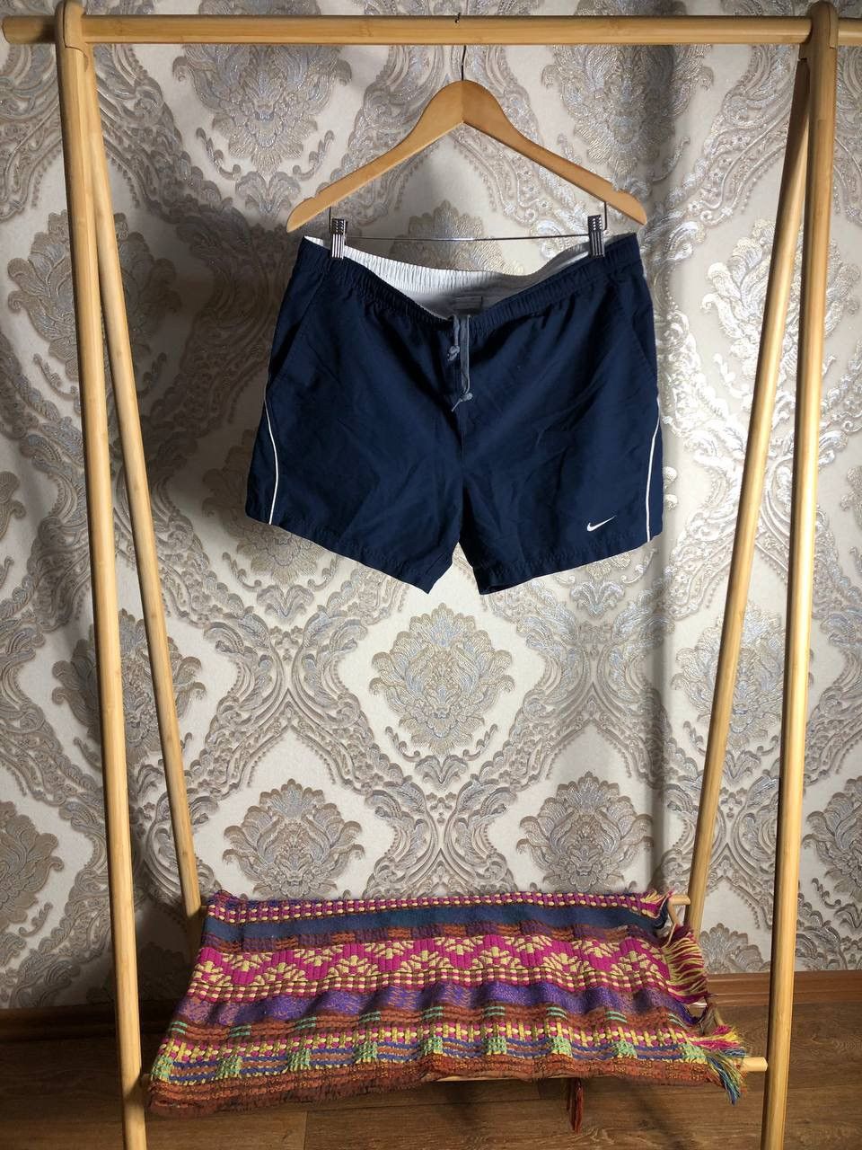 Nike × Vintage VERY RARE NIKE NYLON SHORT SWOOSH DRILL RETRO Y2K 90s SURF Size US 32 / EU 48 - 1 Thumbnail