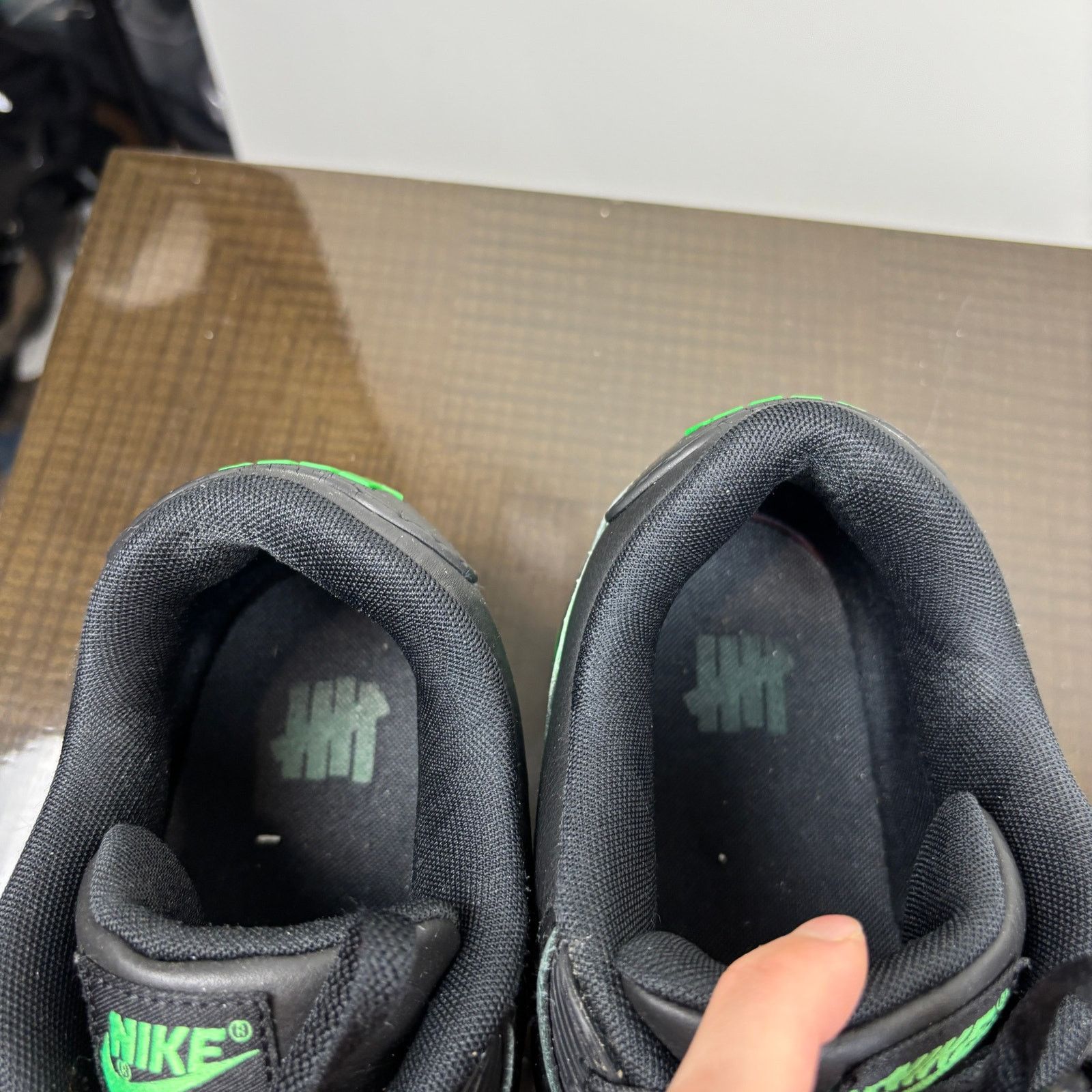 Nike × Undefeated Nike Undefeated Air Max 90 Black Green Sneakers Men's 13 Size US 13 / EU 46 - 10 Thumbnail