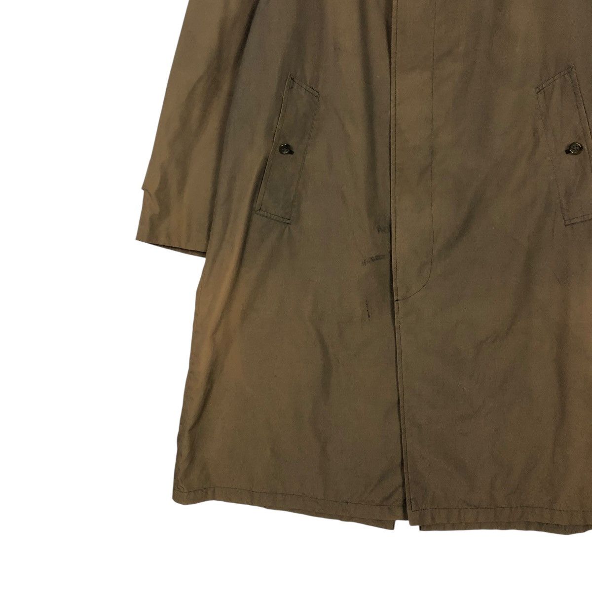 Burberry 🔥VINTAGE LONG JACKET BURBERRYS MADE IN ENGLAND RICH BROWN Size US M / EU 48-50 / 2 - 7 Thumbnail