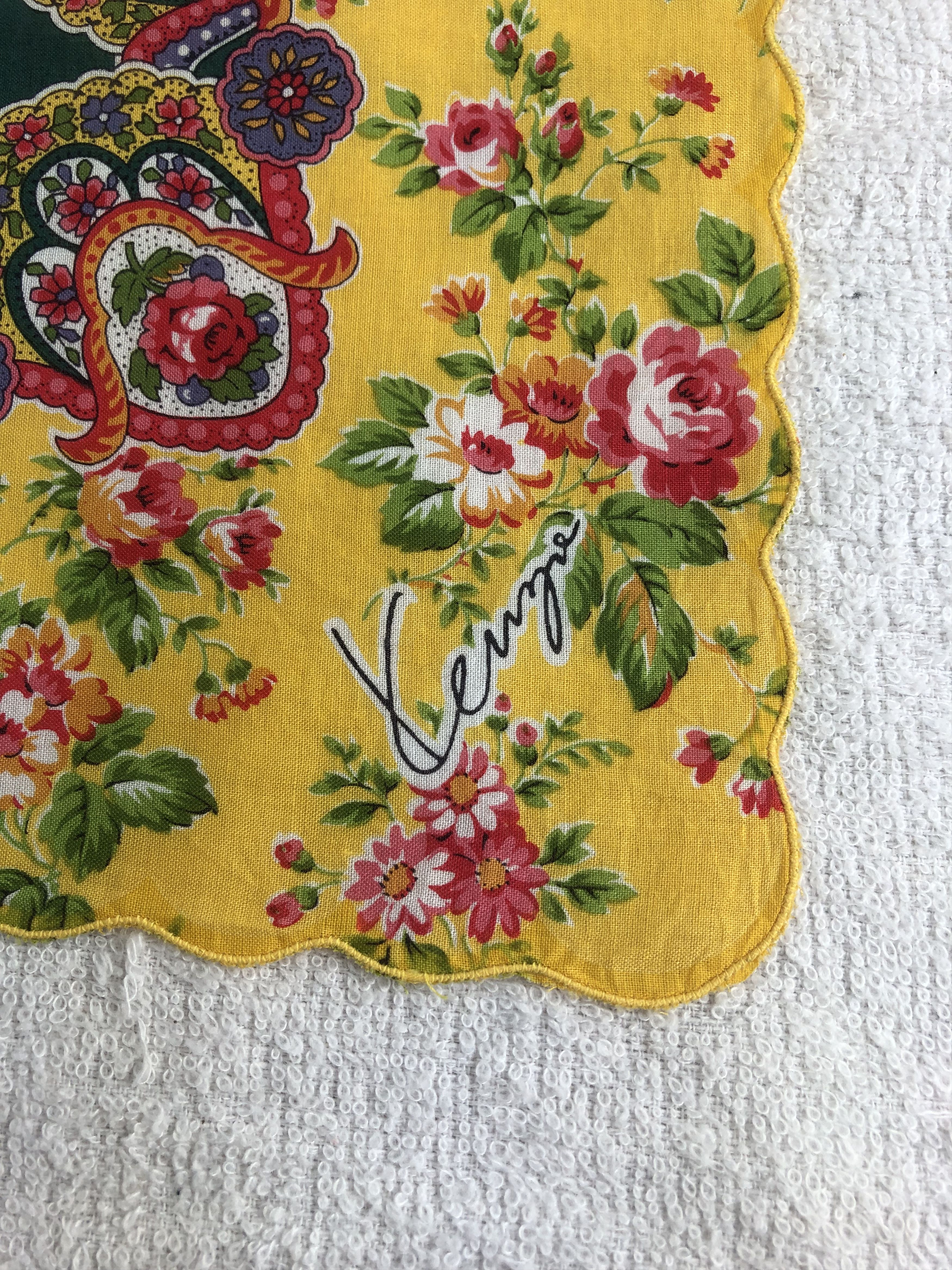 Kenzo Kenzo Paislee Handkerchief / Bandana / Neckerchief C102 Size ONE SIZE - 5 Thumbnail