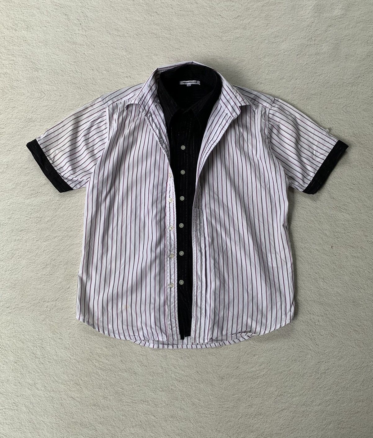 semanticdesign 2000s Semanticdesign Double Collar Button Shirt Size US L / EU 52-54 / 3 - 1 Thumbnail
