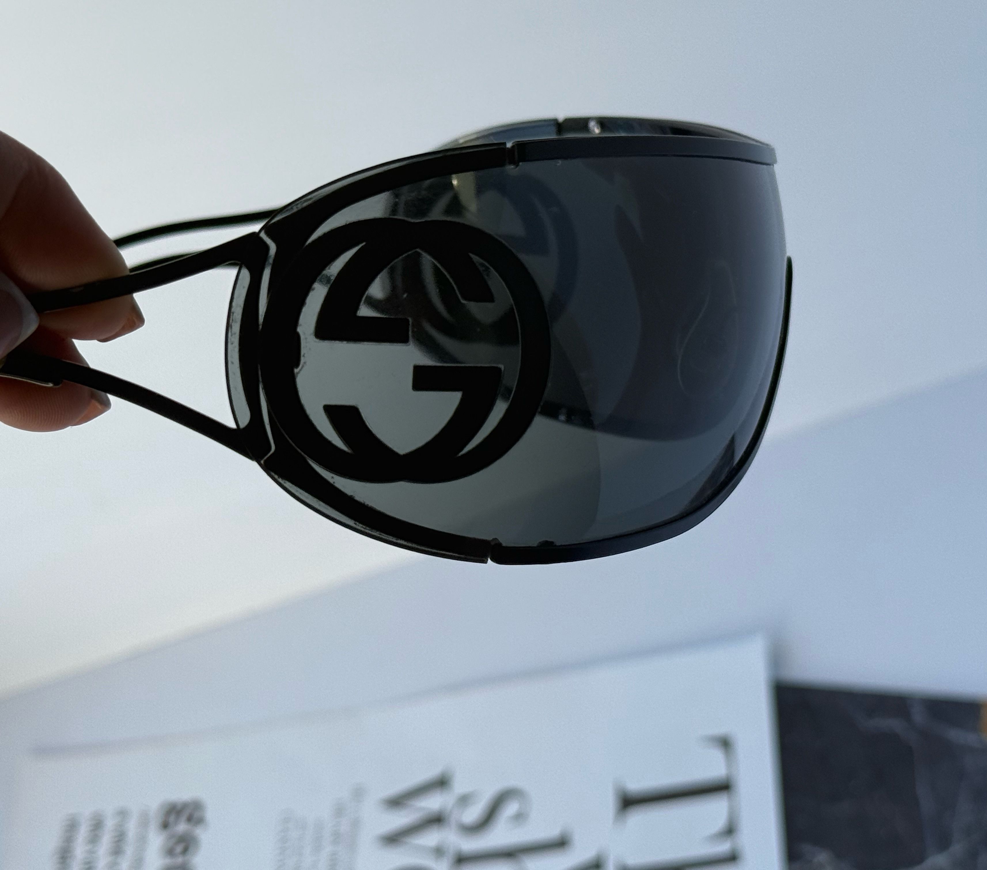 Gucci Gucci sunglasses GG2799/S Mask sport unisex vintage Size ONE SIZE - 4 Thumbnail