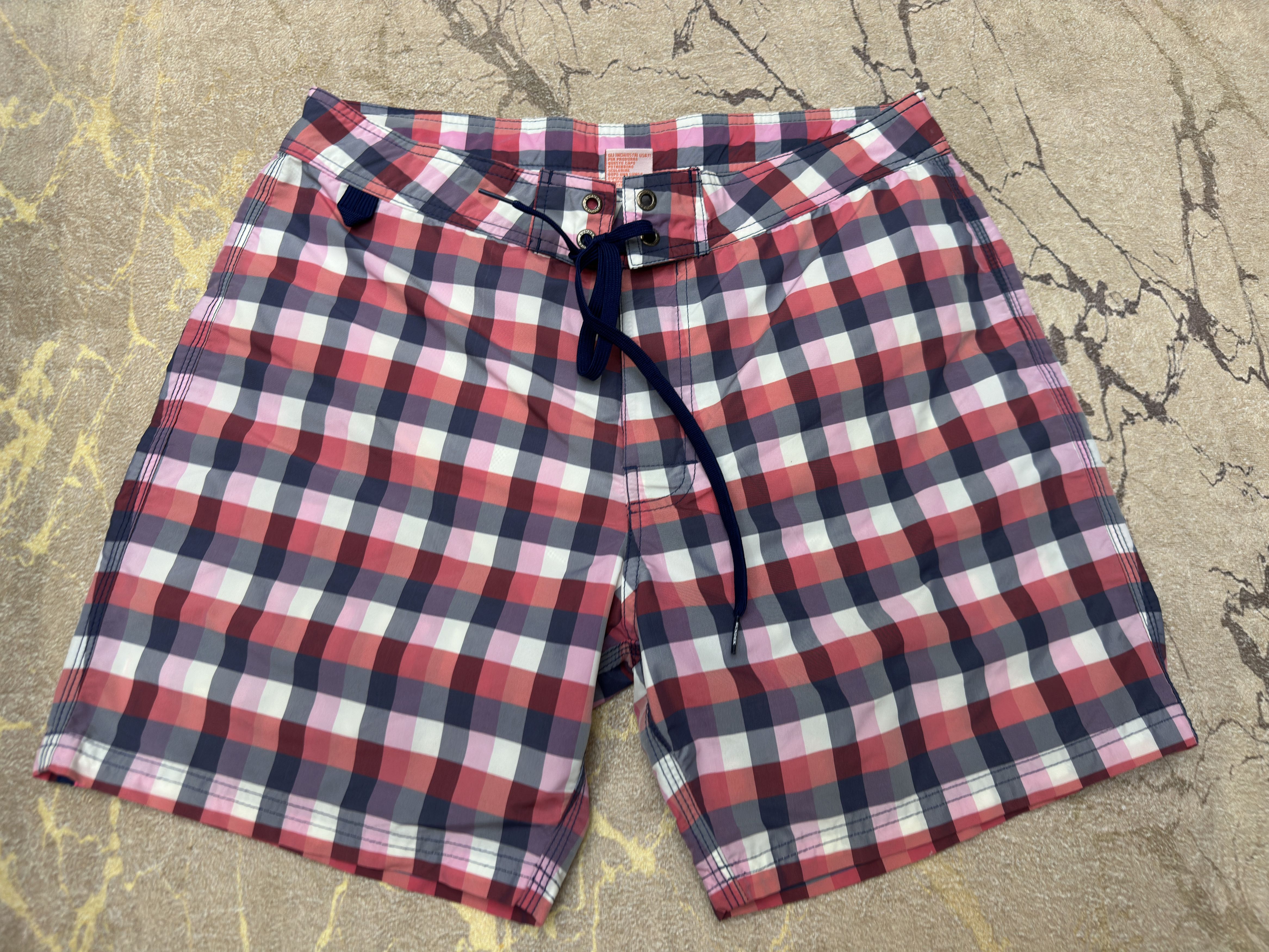 Sundek Tartan Check Sundek 31 Long Beach Swim Trunks Bath Size 31 S Size US 31 - 2 Thumbnail