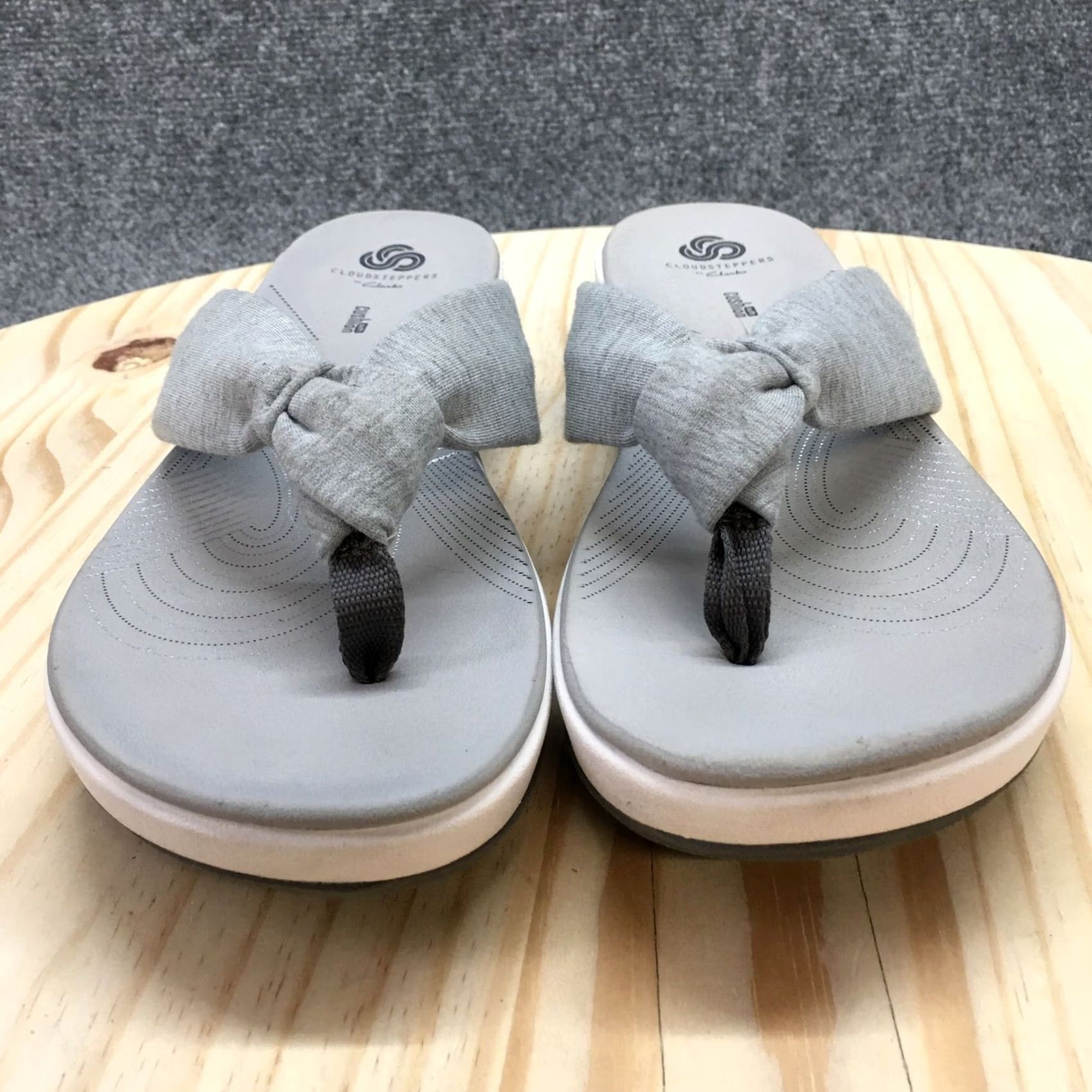 Clarks Clarks Slipper Womens 10M Gray Arla Glison Soft Cushion Slip-On Casual Sandal Size US 10 / IT 40 - 4 Thumbnail