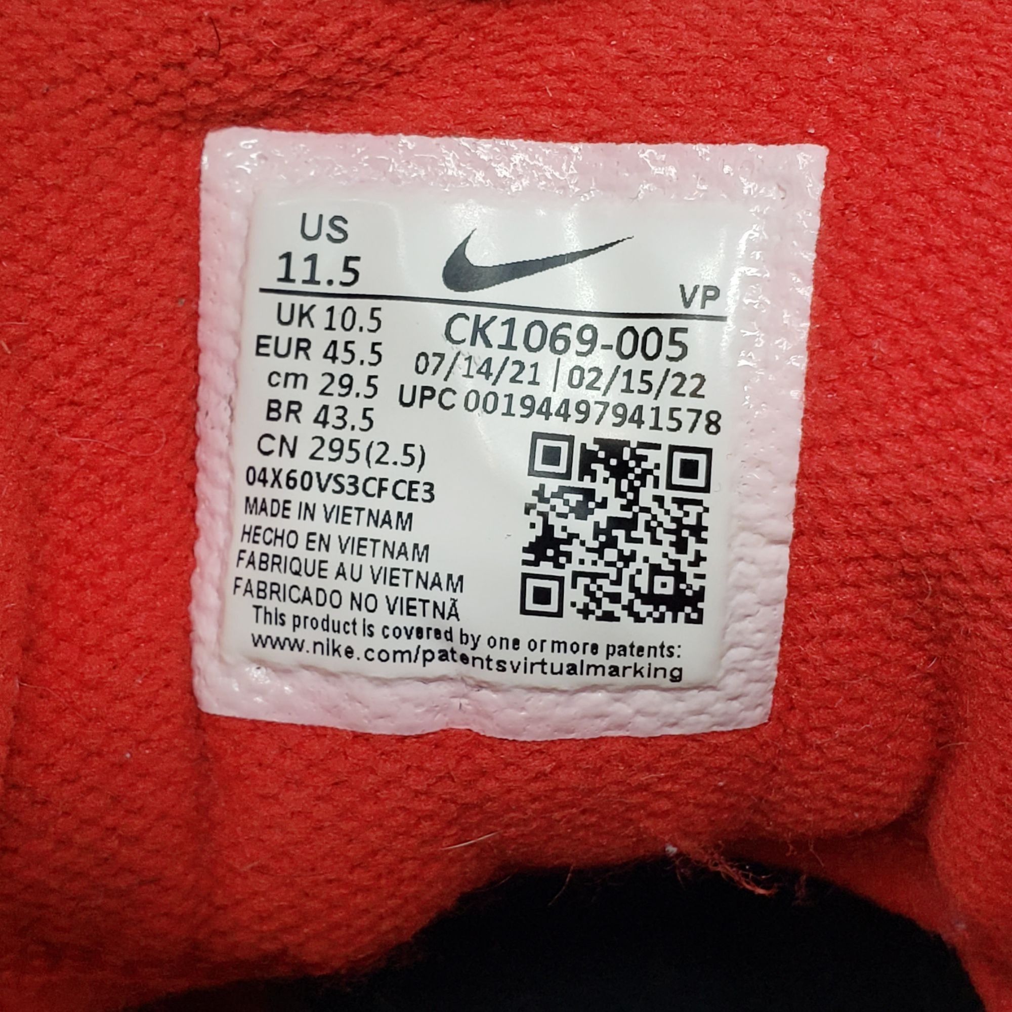 Nike Nike Precision 4 Basketball Shoe, Black Red White Mens 11.5 Size US 11.5 / EU 44-45 - 10 Thumbnail
