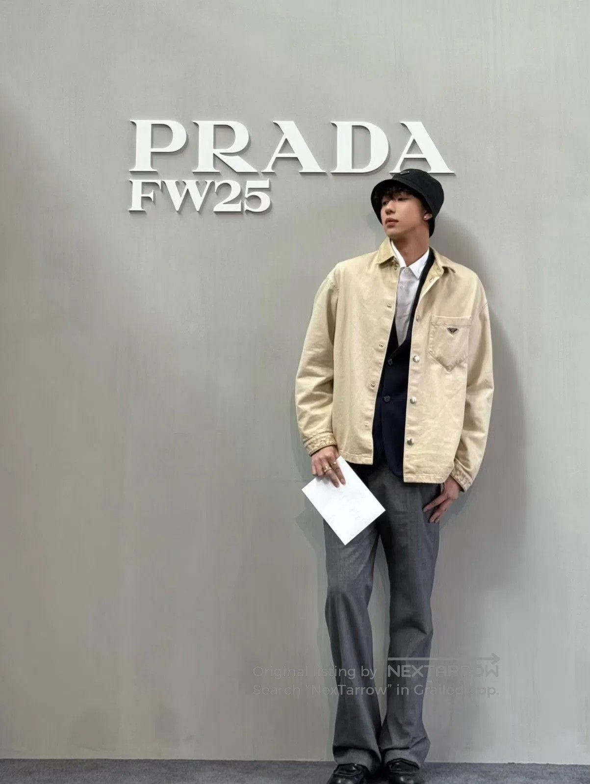 Prada Prada 25SS Triangle Logo Mud. Size US M / EU 48-50 / 2 - 1 Thumbnail