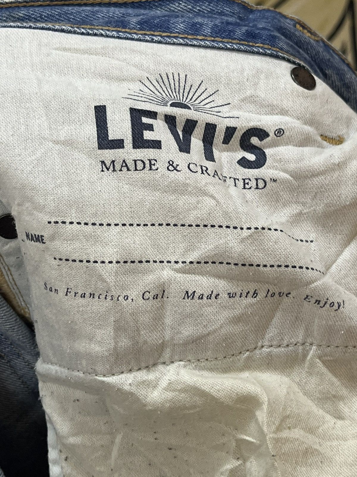 Levi's Made & Crafted Vintage Levi’s Made&Crafted 551 Selvedge Distressed Denim Size US 33 - 13 Thumbnail