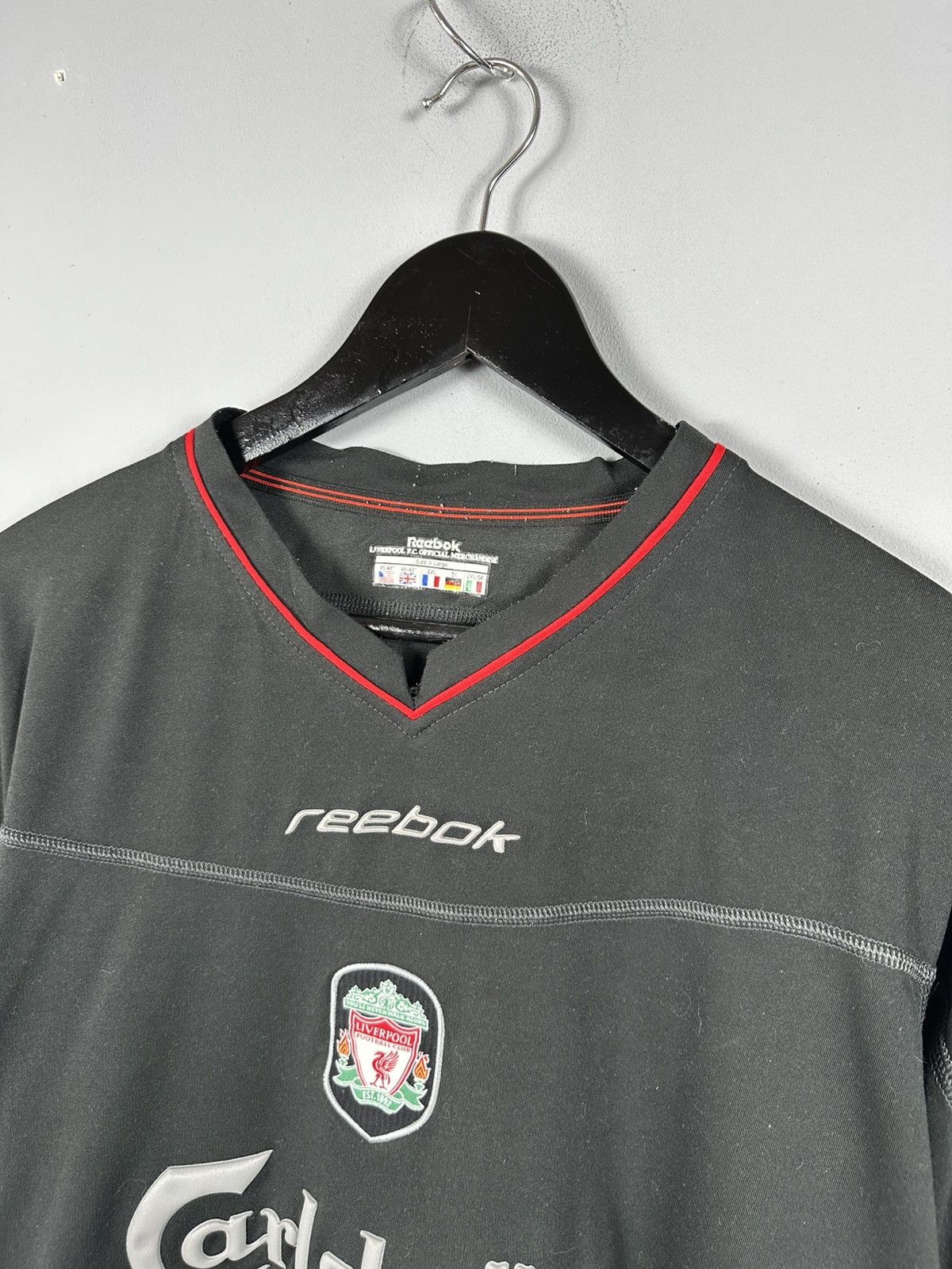 Reebok Liverpool 2002 2003 away football shirt jersey Reebok XL Size US XL / EU 56 / 4 - 3 Thumbnail
